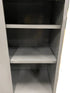 Republic Steel Dark Grey 3 Tier Sliding Door Cabinet
