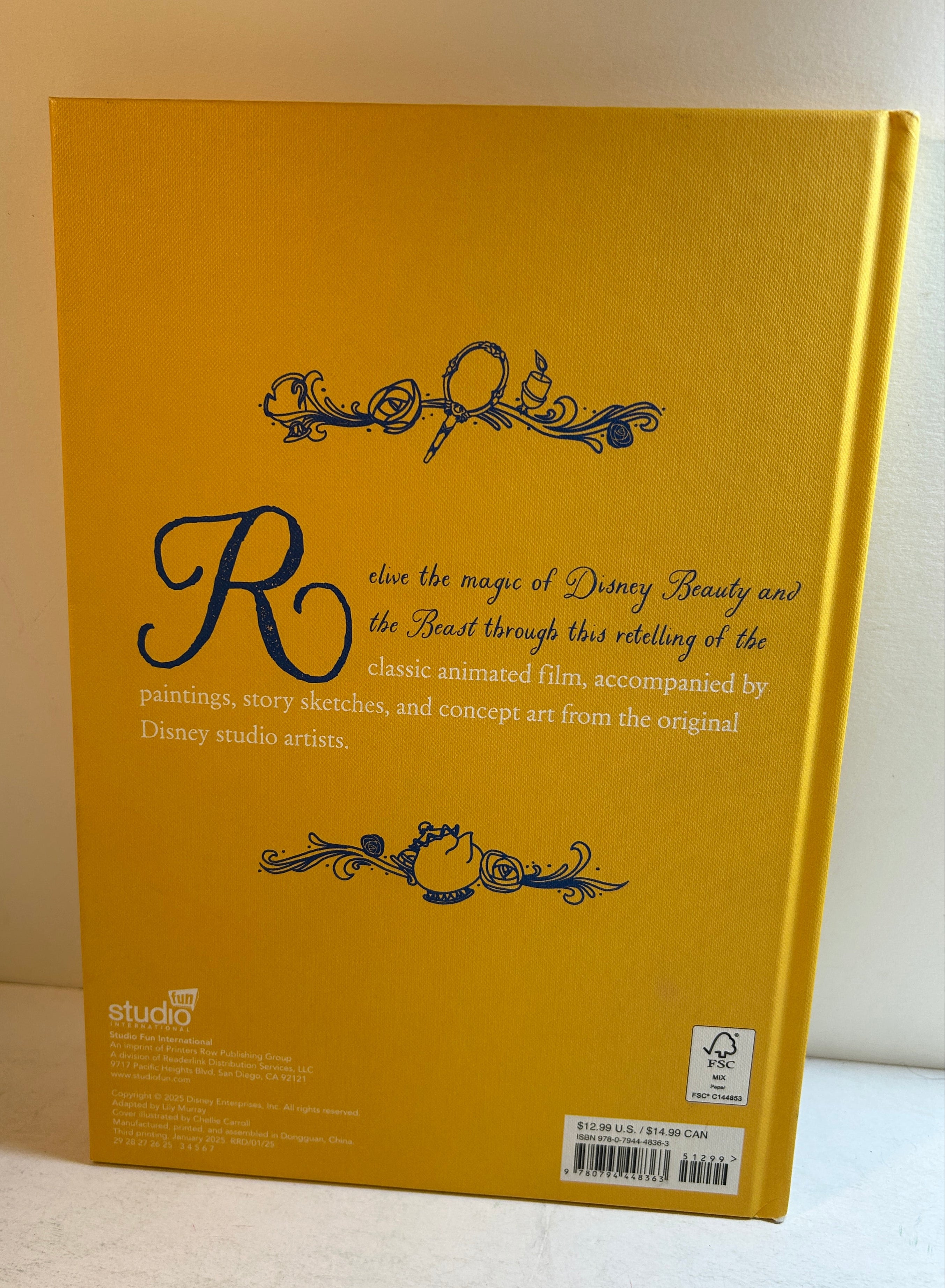 Disney Animated Classics: Beauty & the Beast by Editors of Studio Fun Intl HCDJ