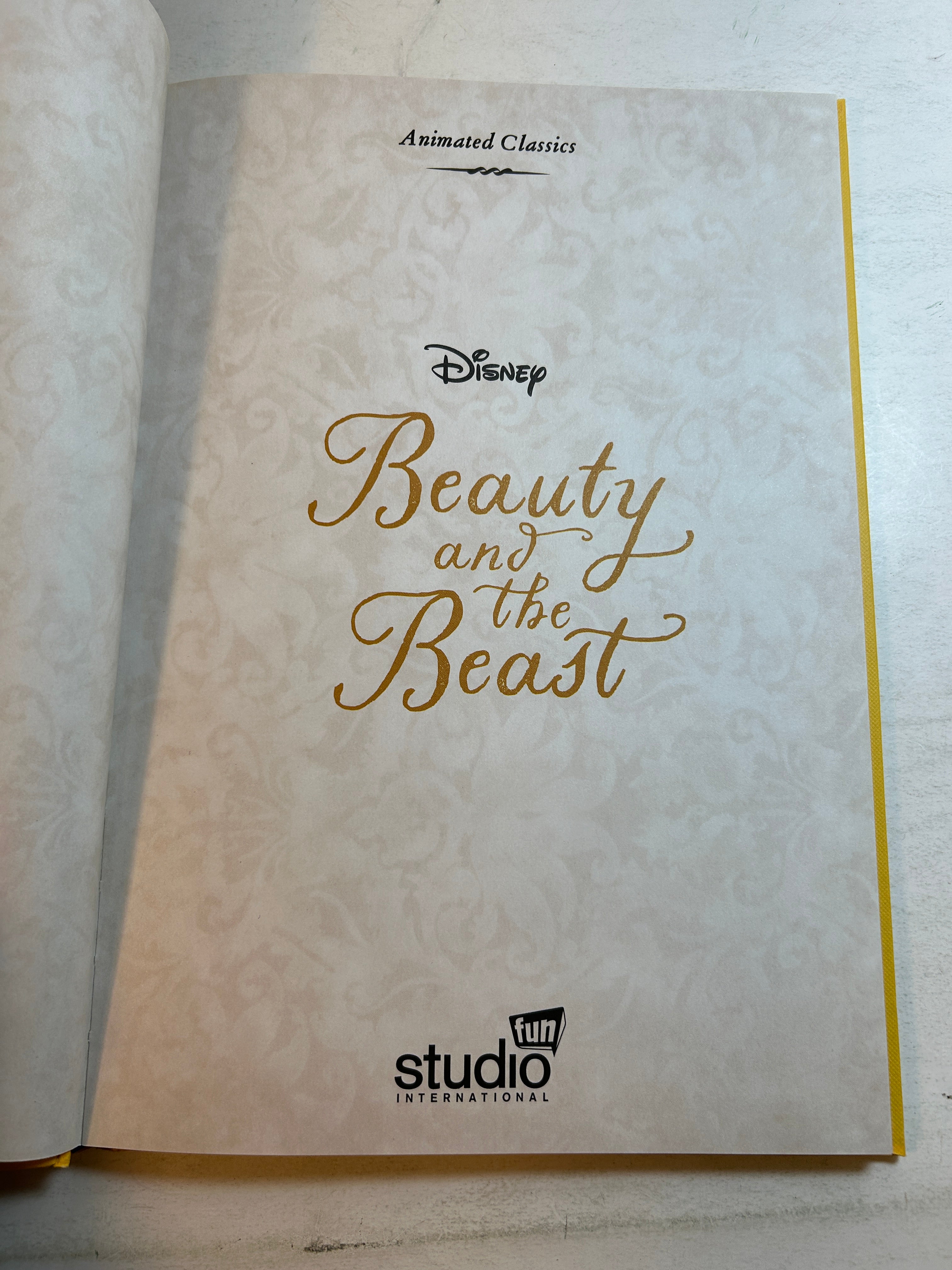 Disney Animated Classics: Beauty & the Beast by Editors of Studio Fun Intl HCDJ