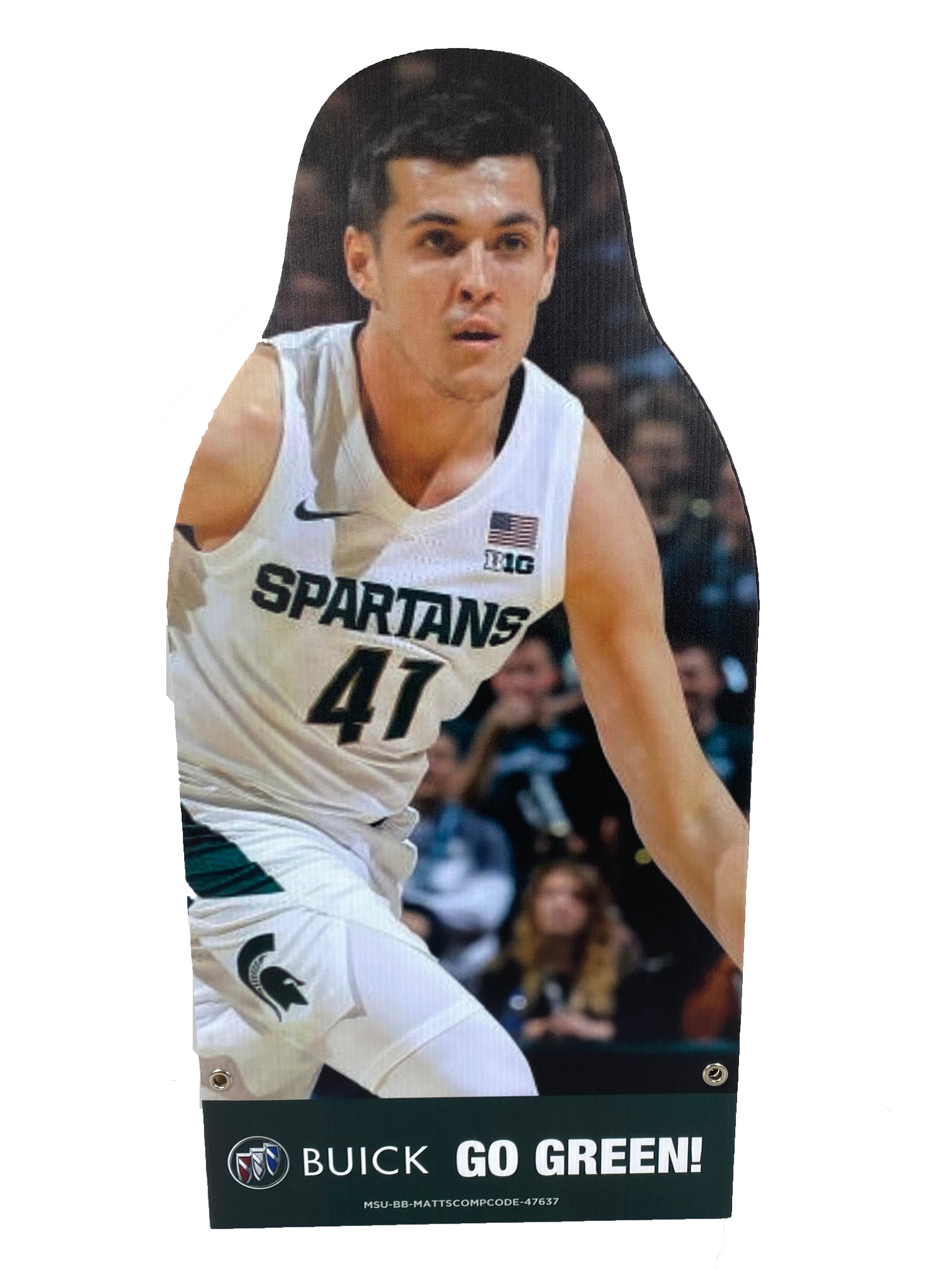 Connor George Corrugated Plastic Player Cutout