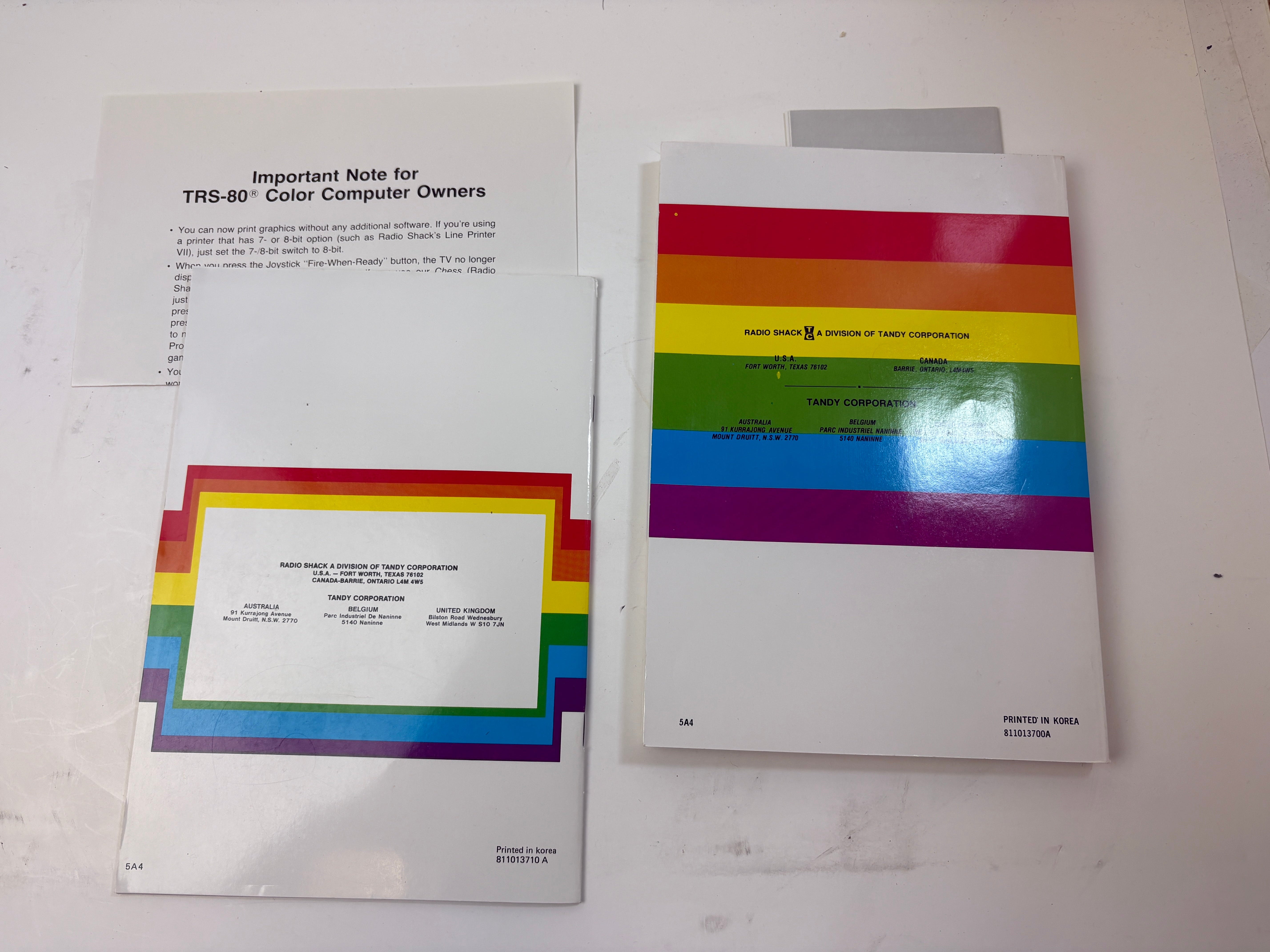 Radio Shack TRS-80 Color Computer 2 *Box and Documentation Included*