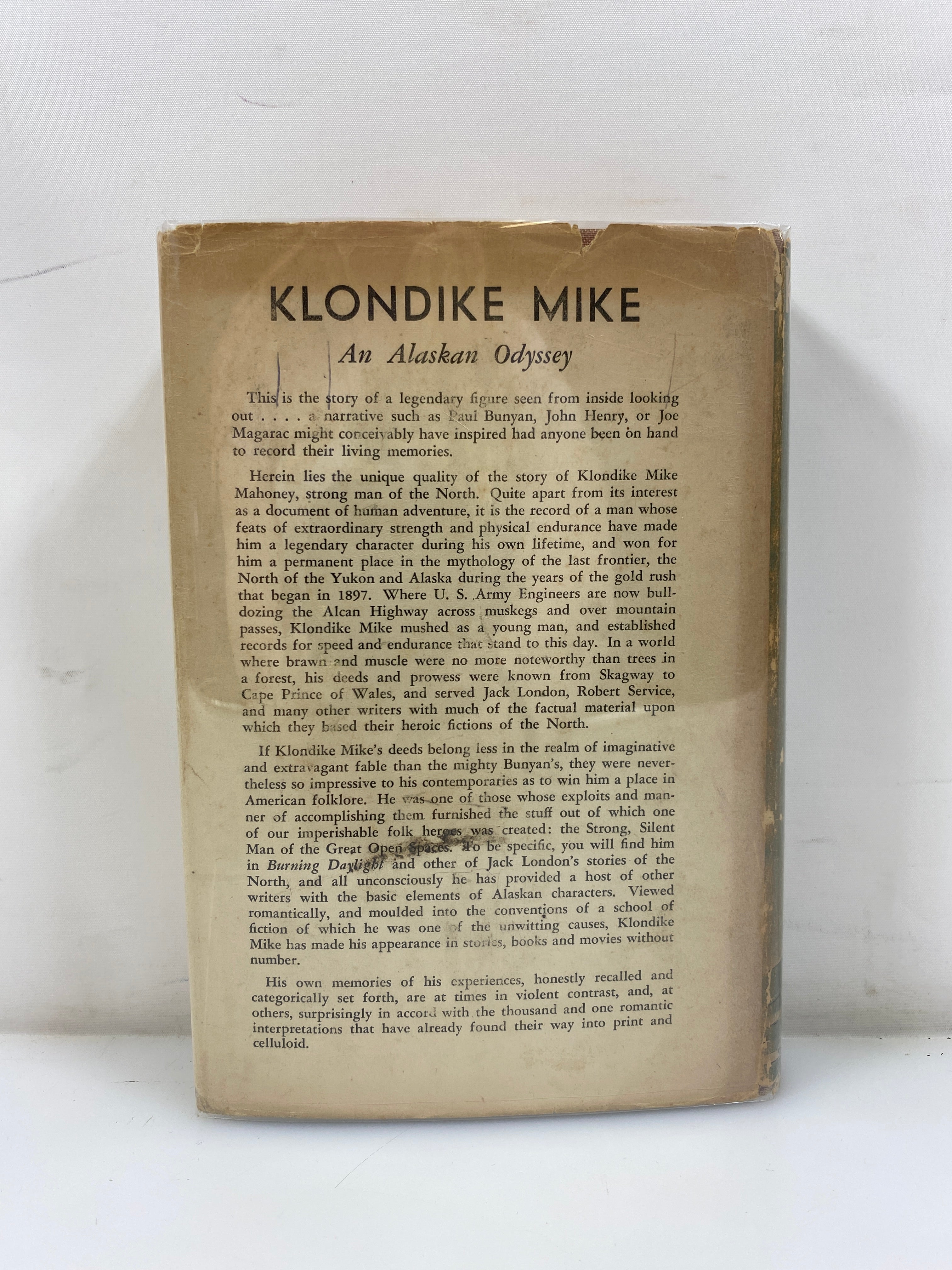Klondike Mike an Alaskan Odyssey by Denison 1948 HCDJ