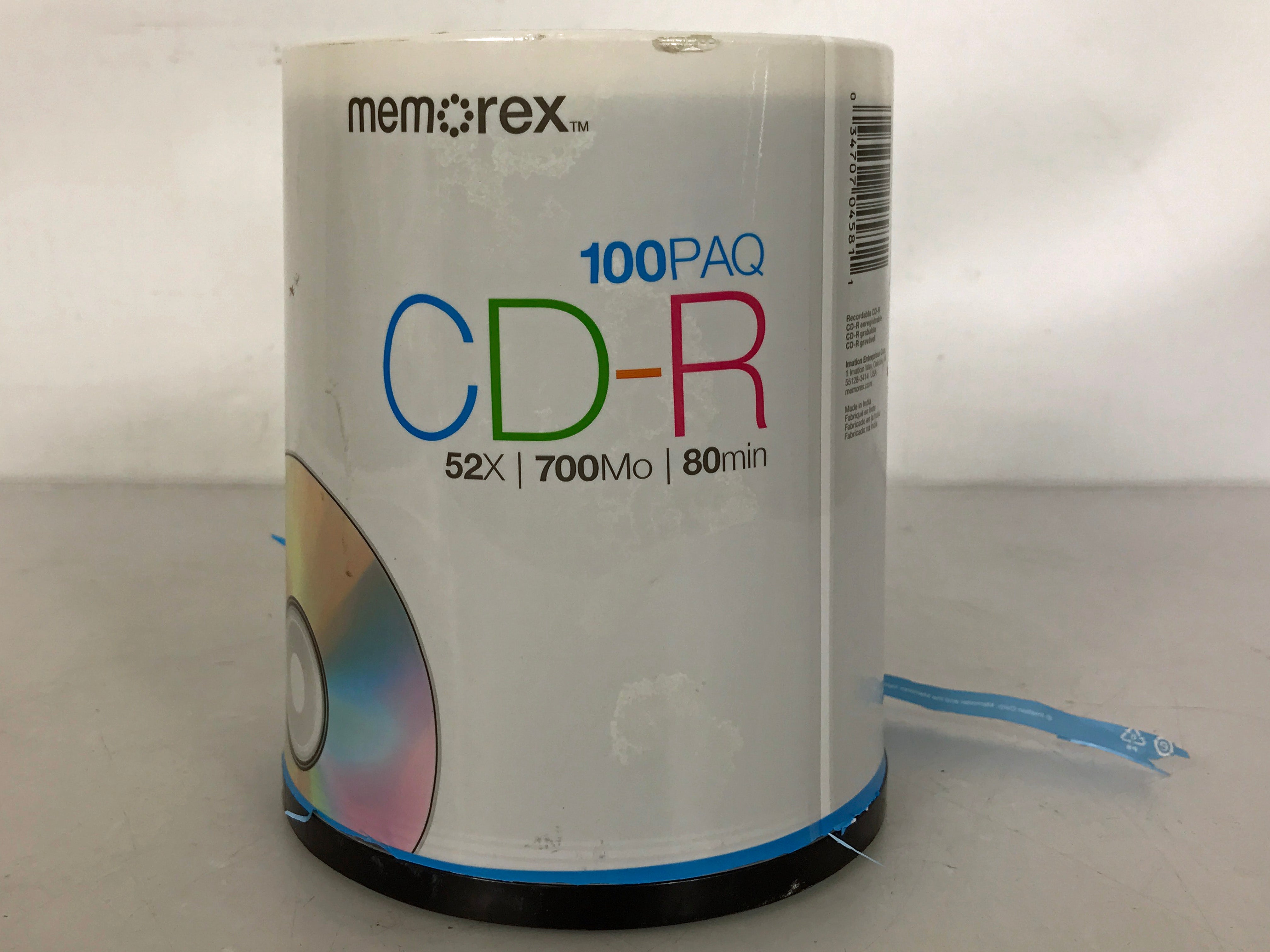 100-Pack Memorex Recordable 700MB 80Mins CD-R