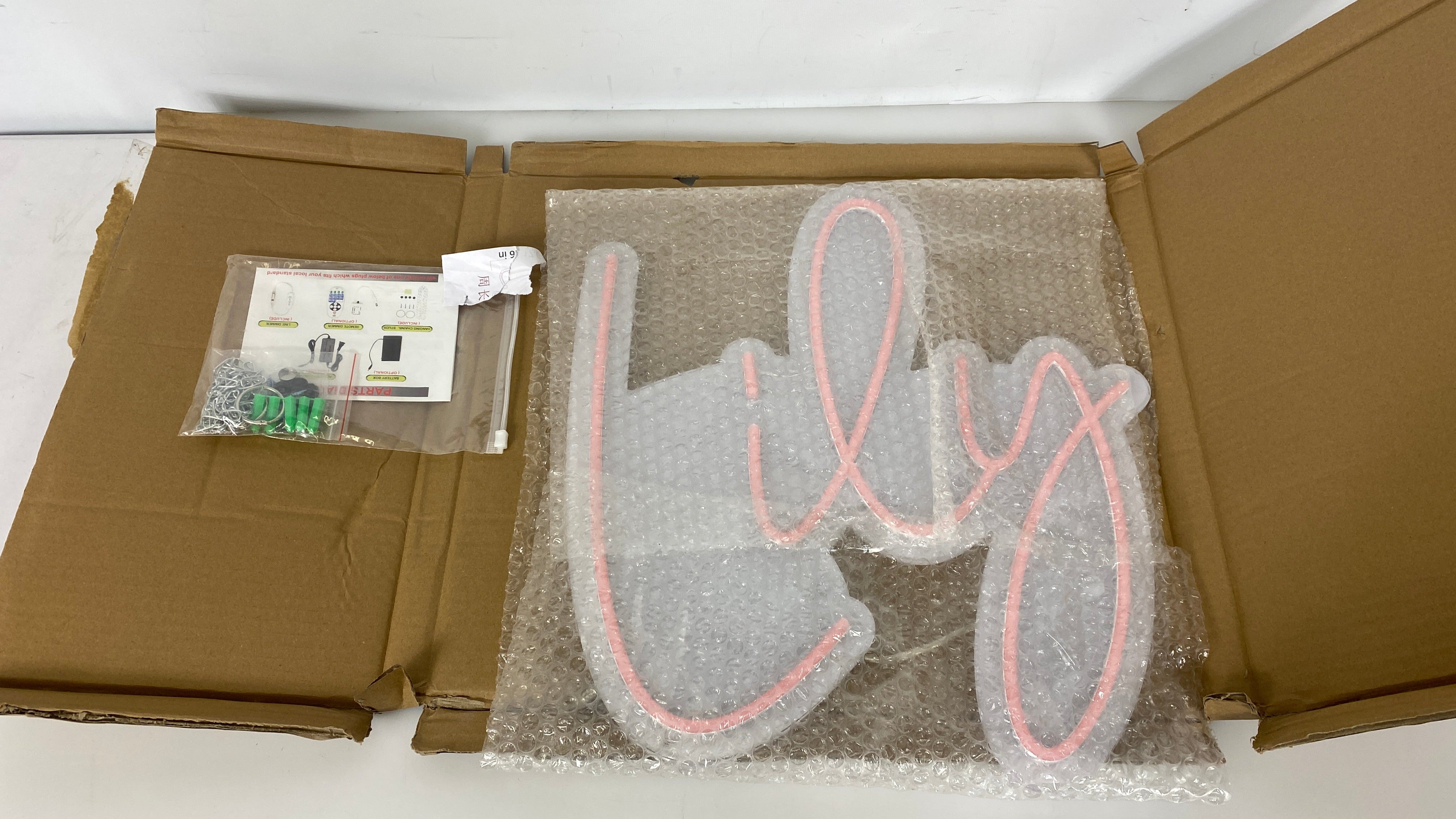 "Lily" Personalized Neon Pink Sign *New*