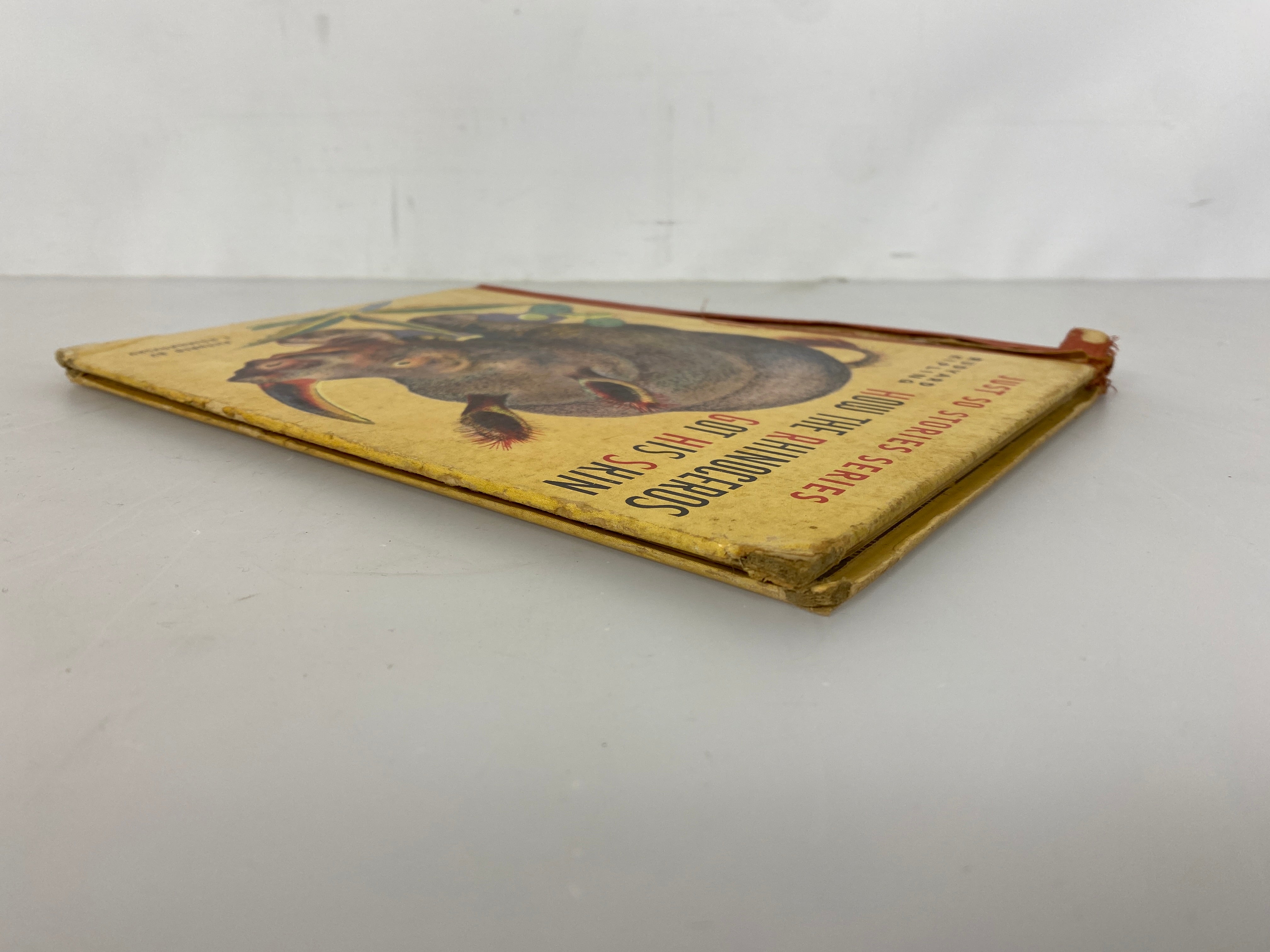 How the Rhinoceros Got His Skin Rudyard Kipling 1942 Vintage HC