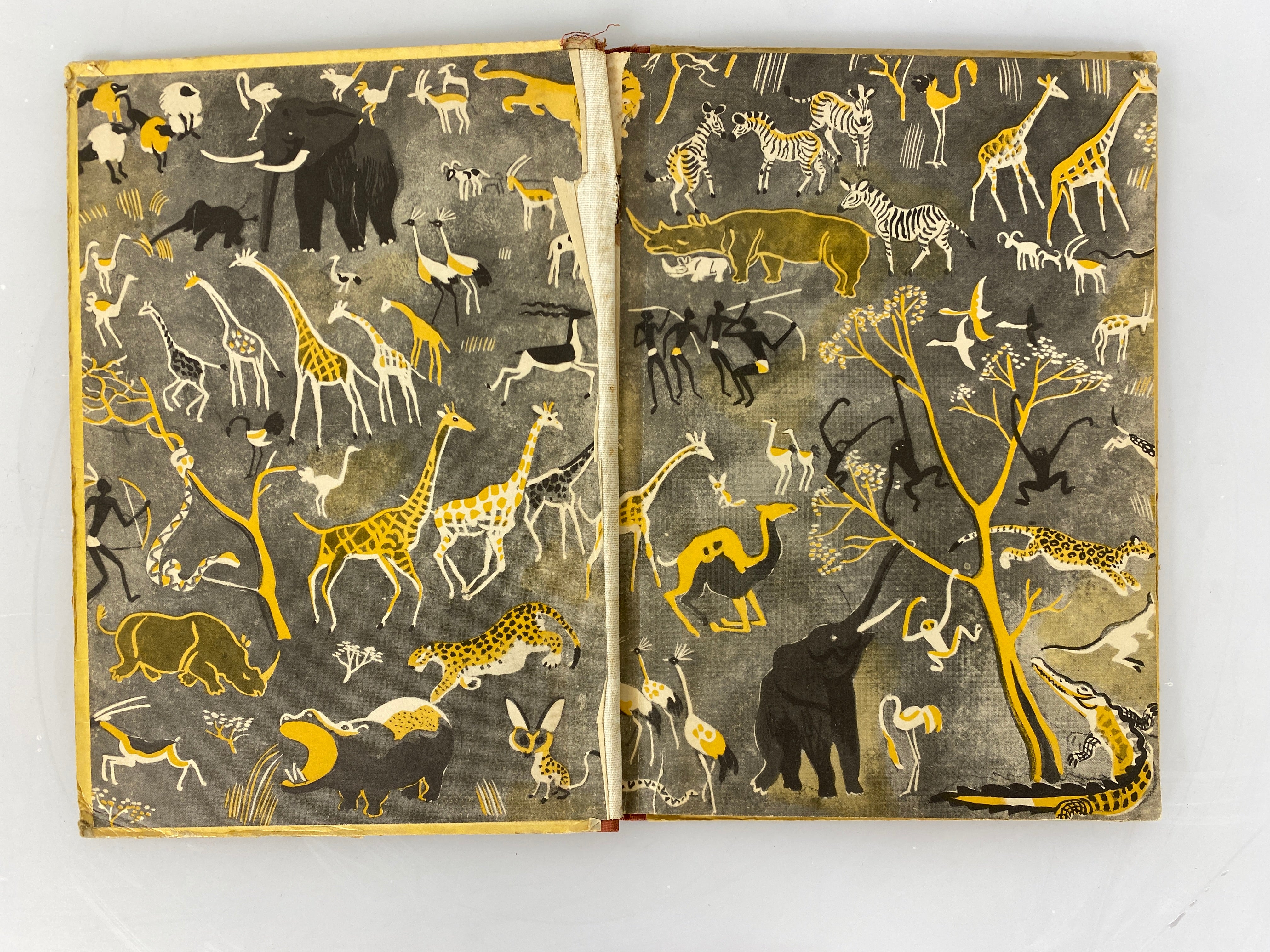 How the Rhinoceros Got His Skin Rudyard Kipling 1942 Vintage HC