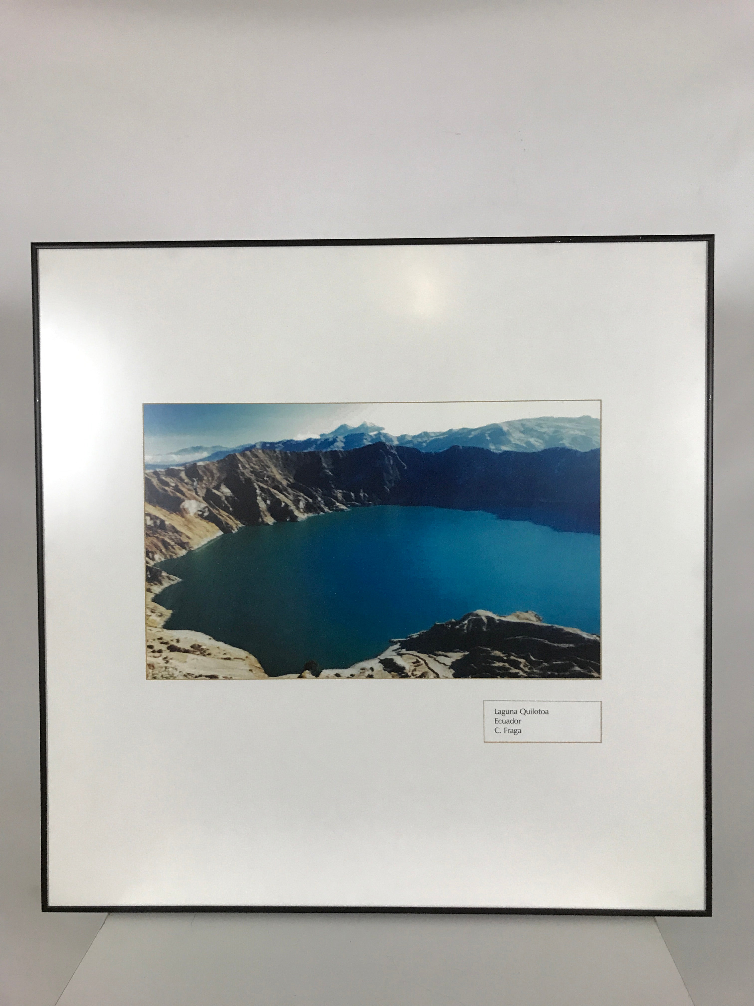 "Laguna Quilotoa Ecuador" Framed Photograph