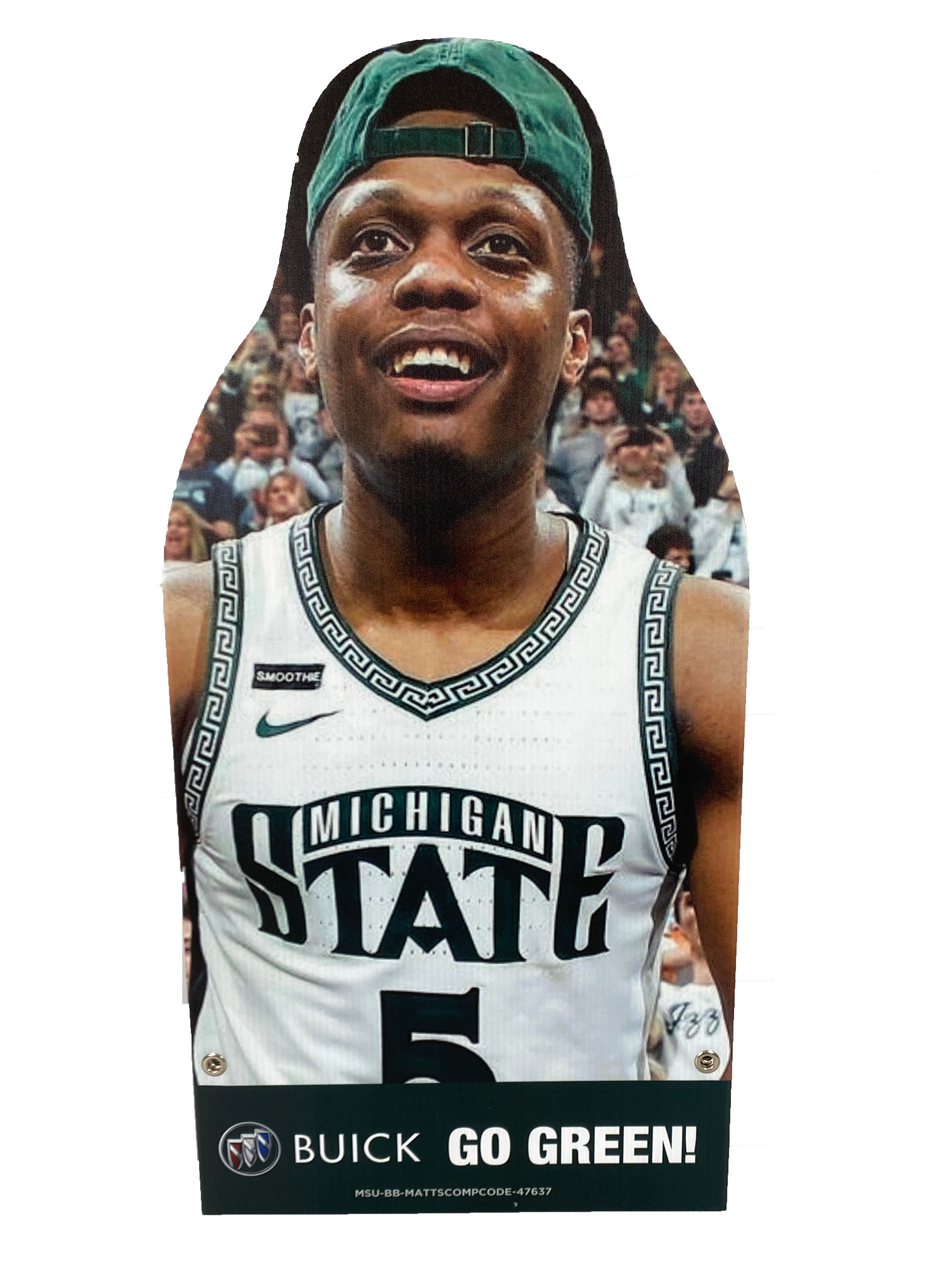 Cassius Winston Corrugated Plastic Player Cutout