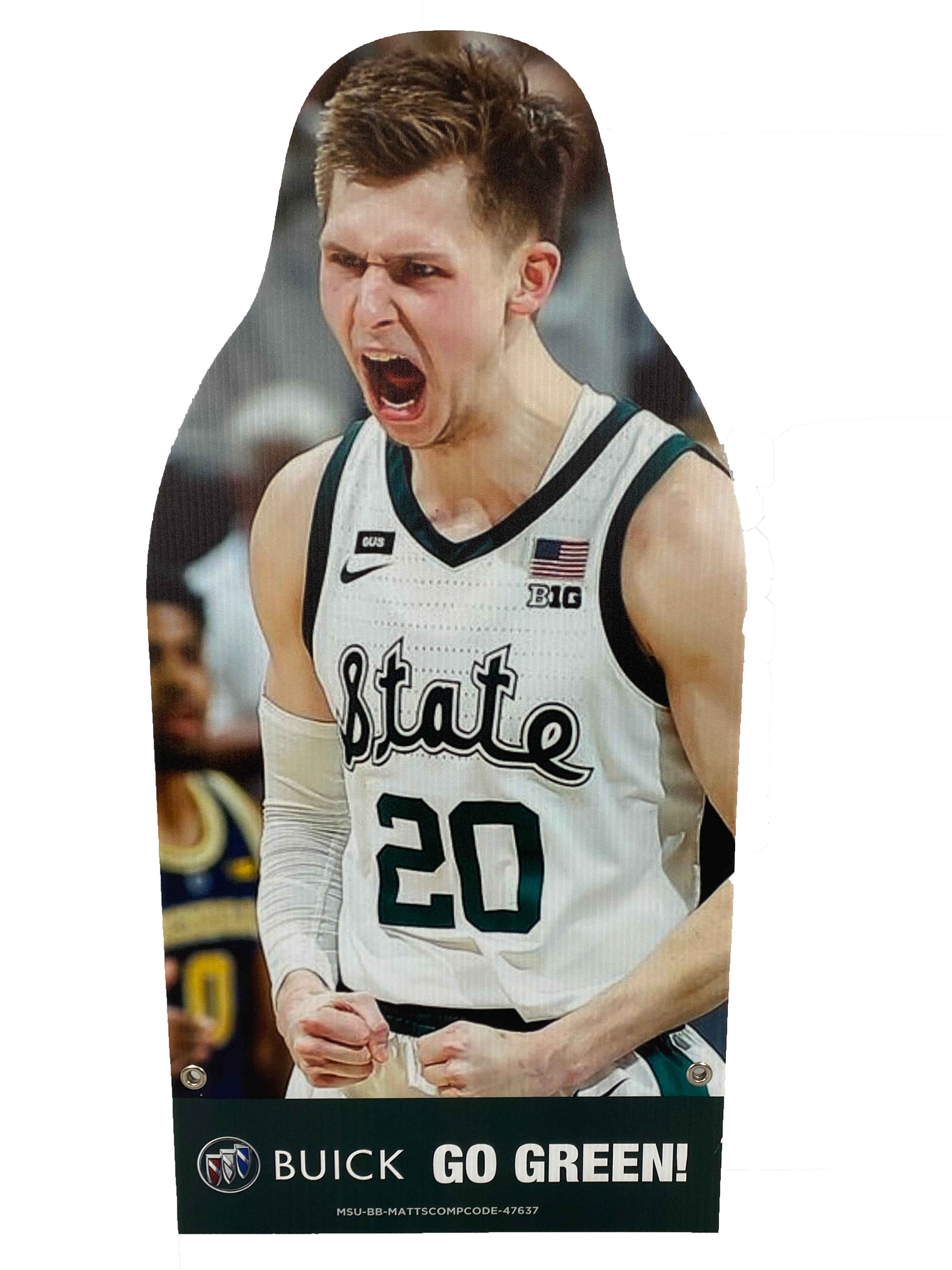 Matt McQuaid Corrugated Plastic Player Cutout