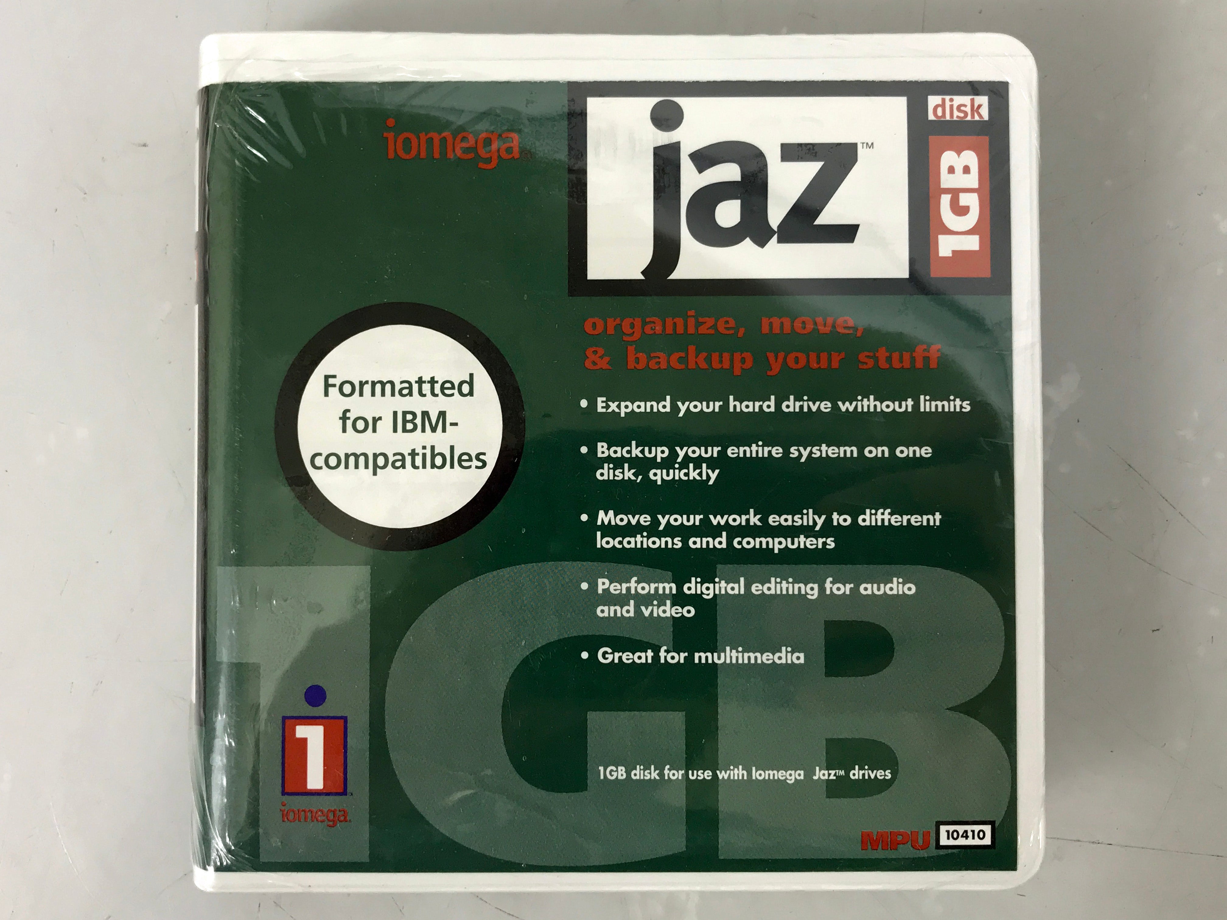 Iomega Jaz 1GB IBM Compatible Removable Disk Cartridge