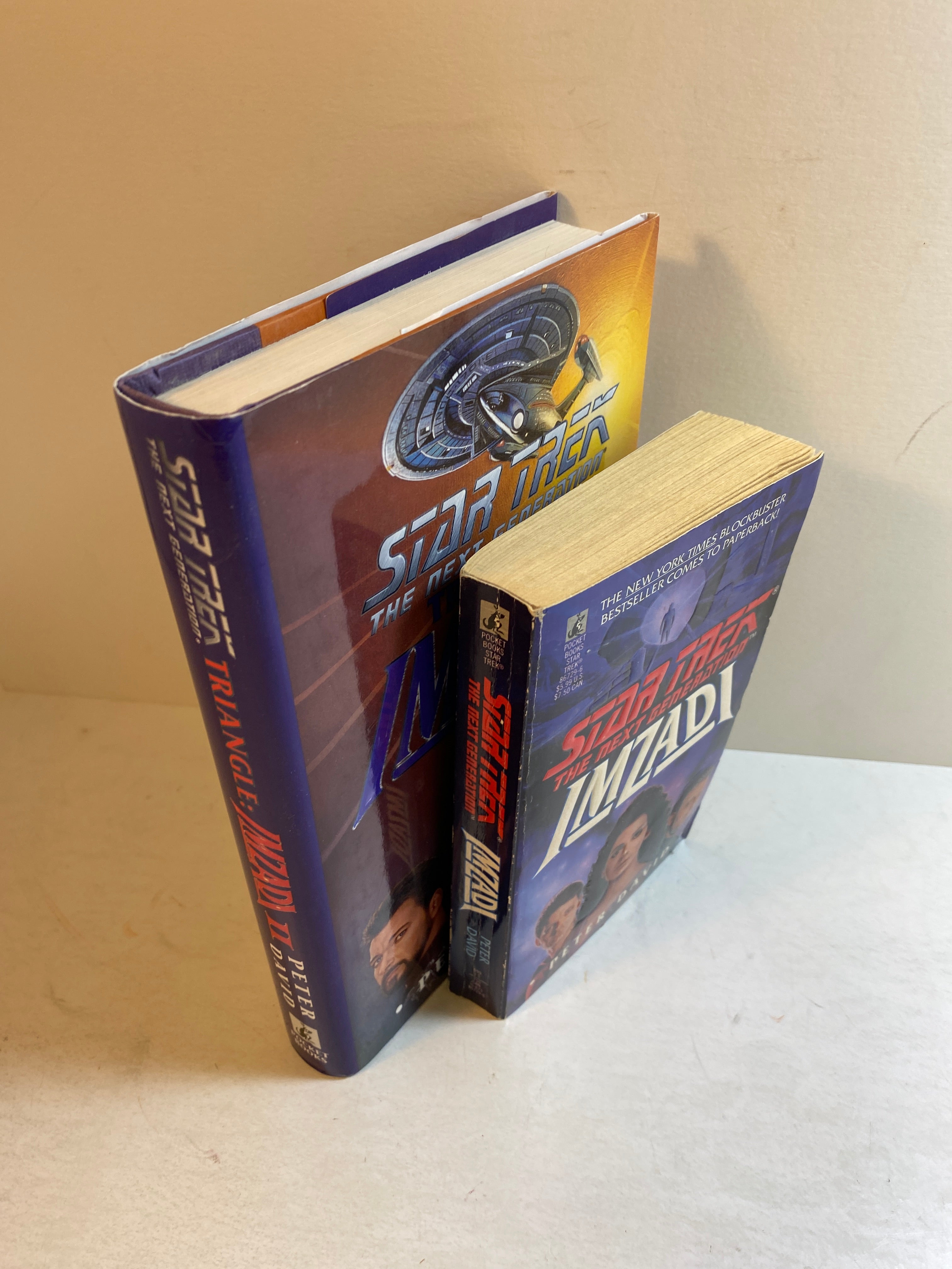 Lot of 2 Star Trek Next Generation Imzadi 1 and 2 1993-1998