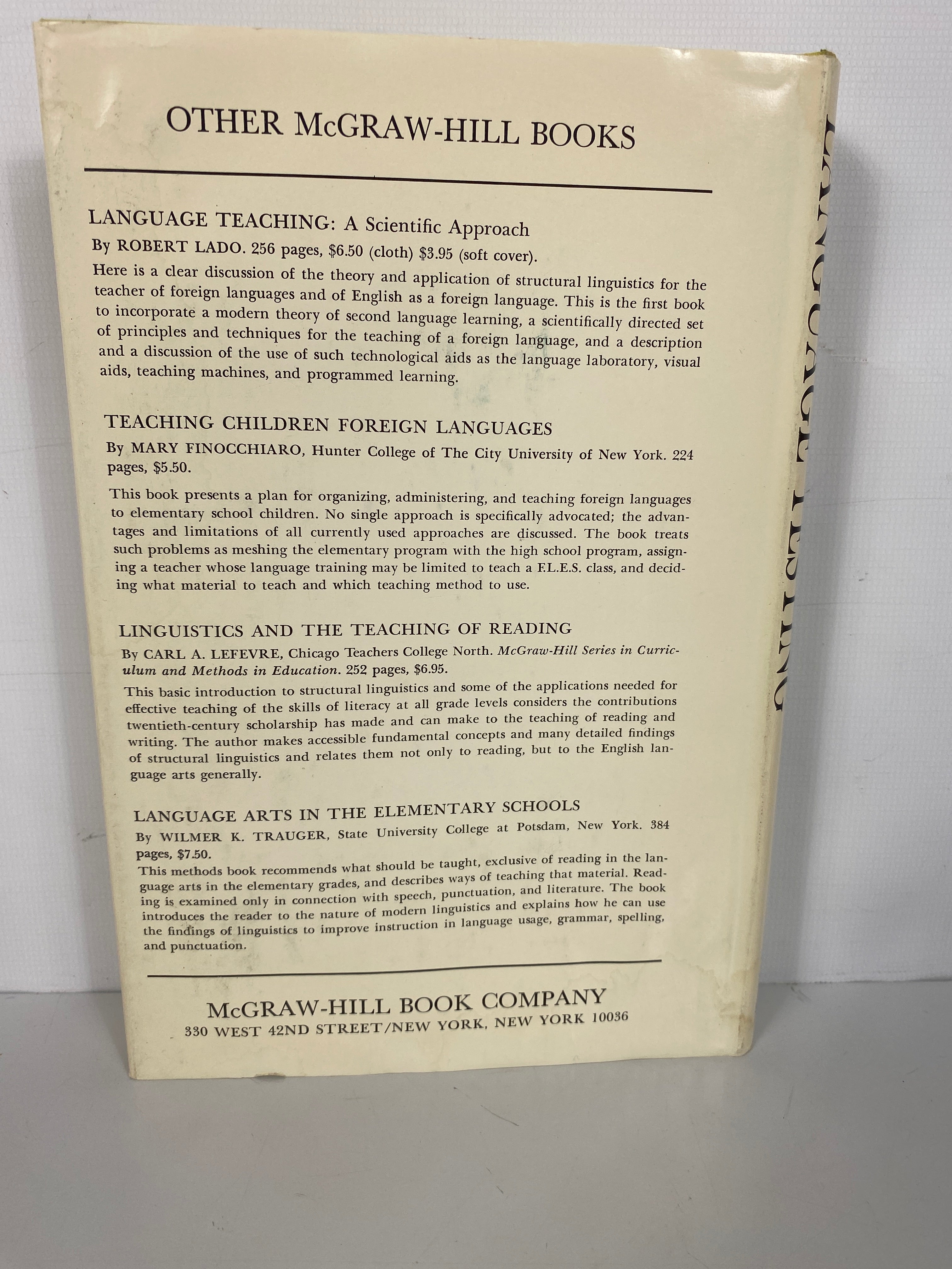 Language Testing by Robert Lado 1964 American Impression HC DJ