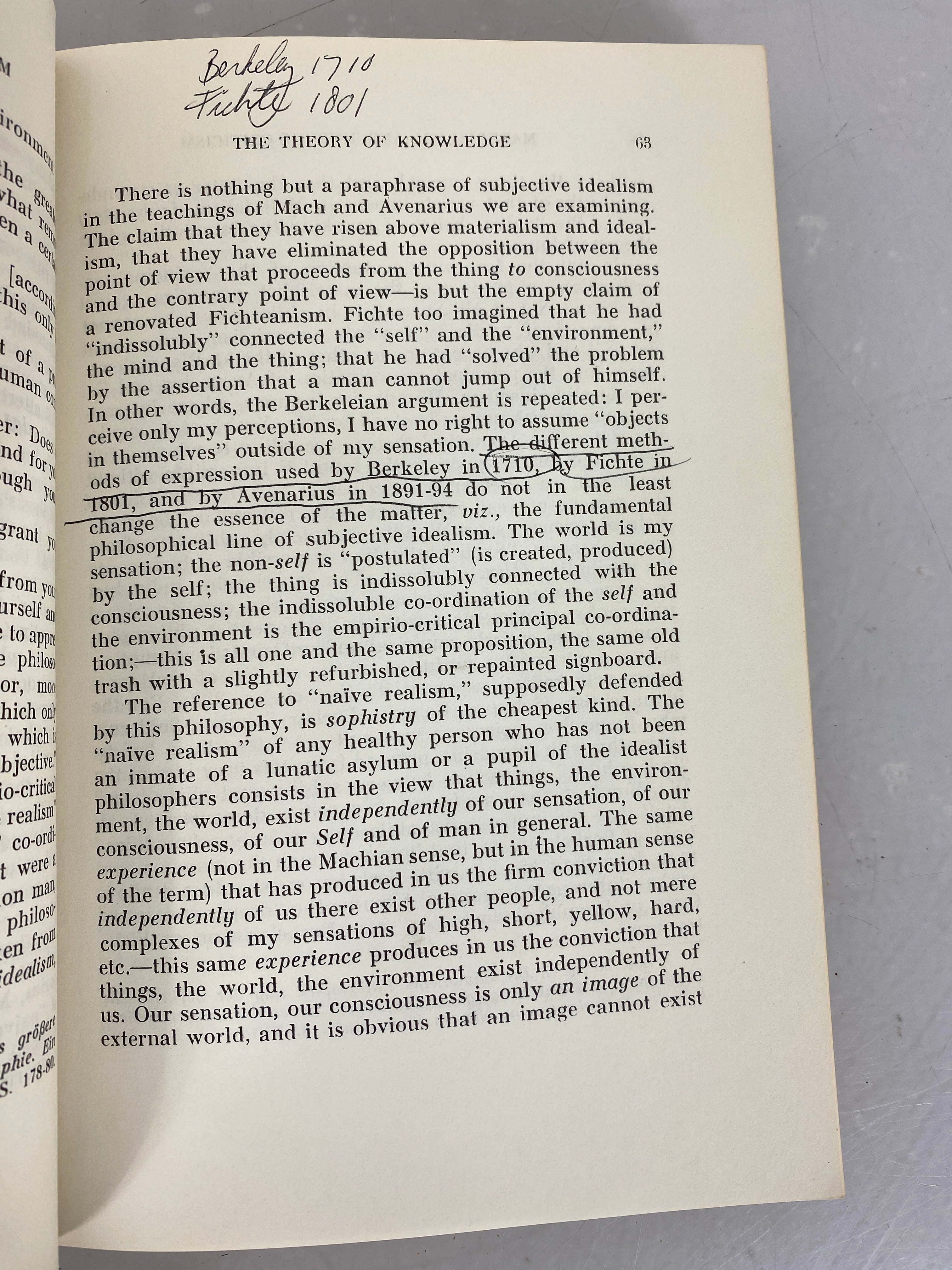 Materialism and Empirio-Criticism V.I. Lenin 1972 SC