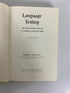 Language Testing by Robert Lado 1964 American Impression HC DJ