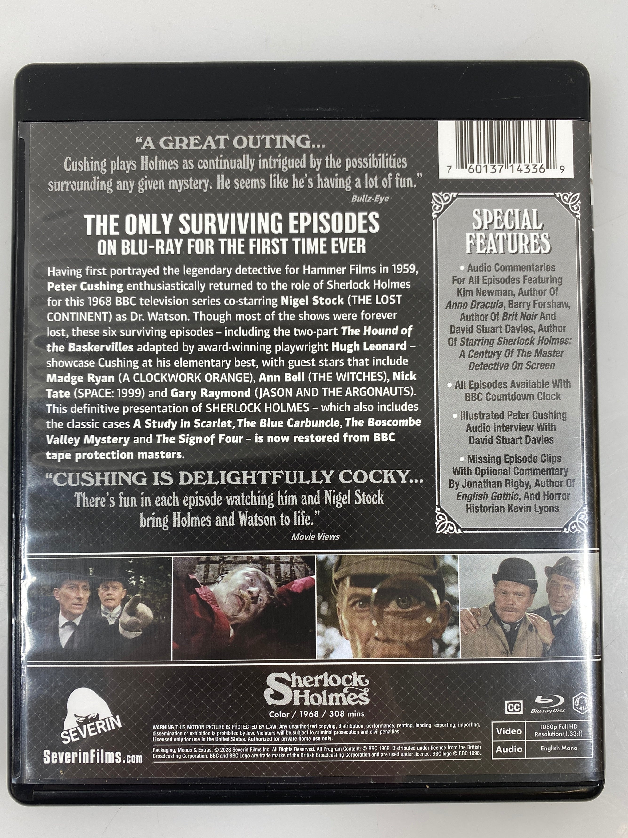Sherlock Holmes Blue Ray DVD