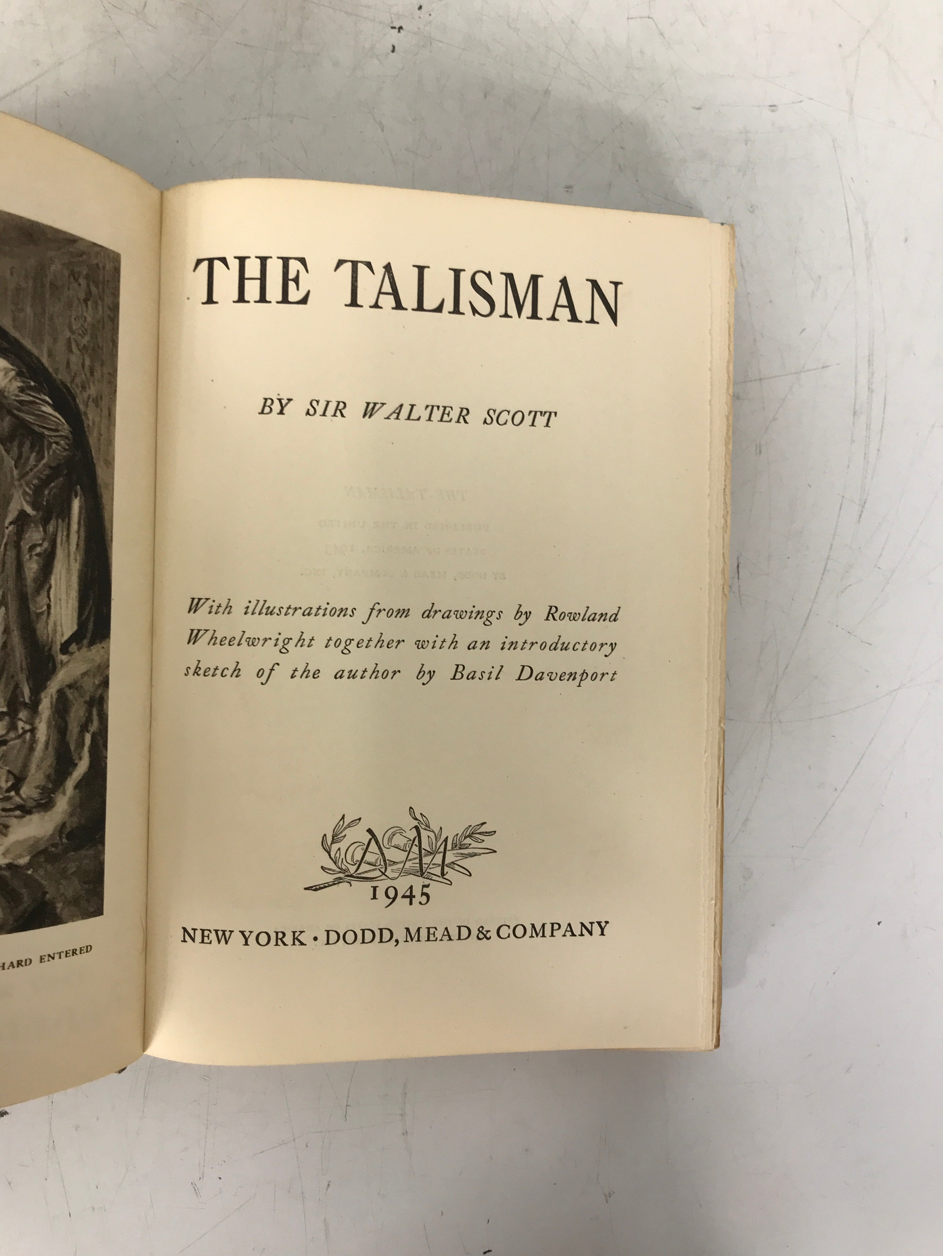 The Talisman Sir Walter Scott 1945 HC Dodd Mead & Company HC