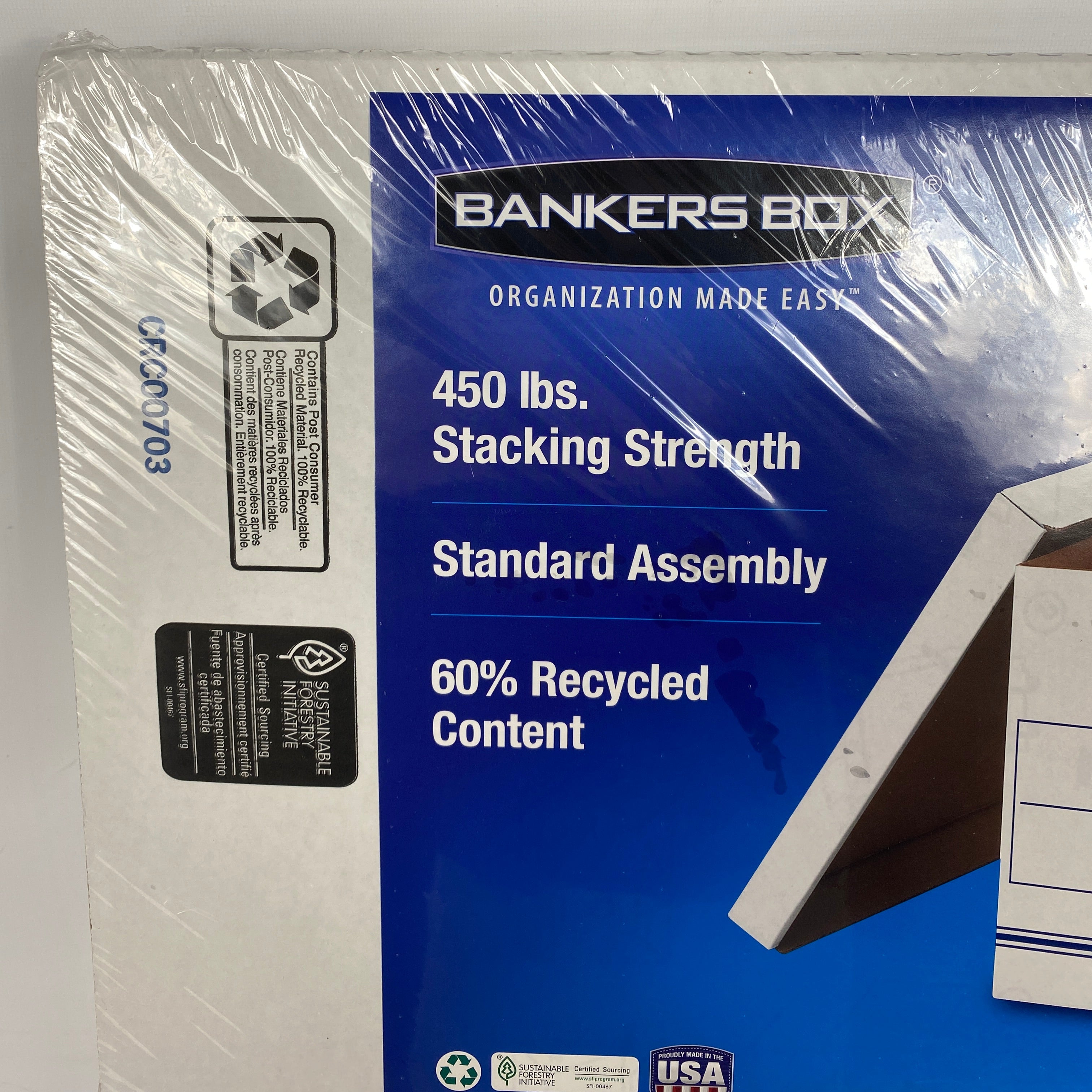 Bankers Box #M602714 10 Pack Corrugated Organization Boxes