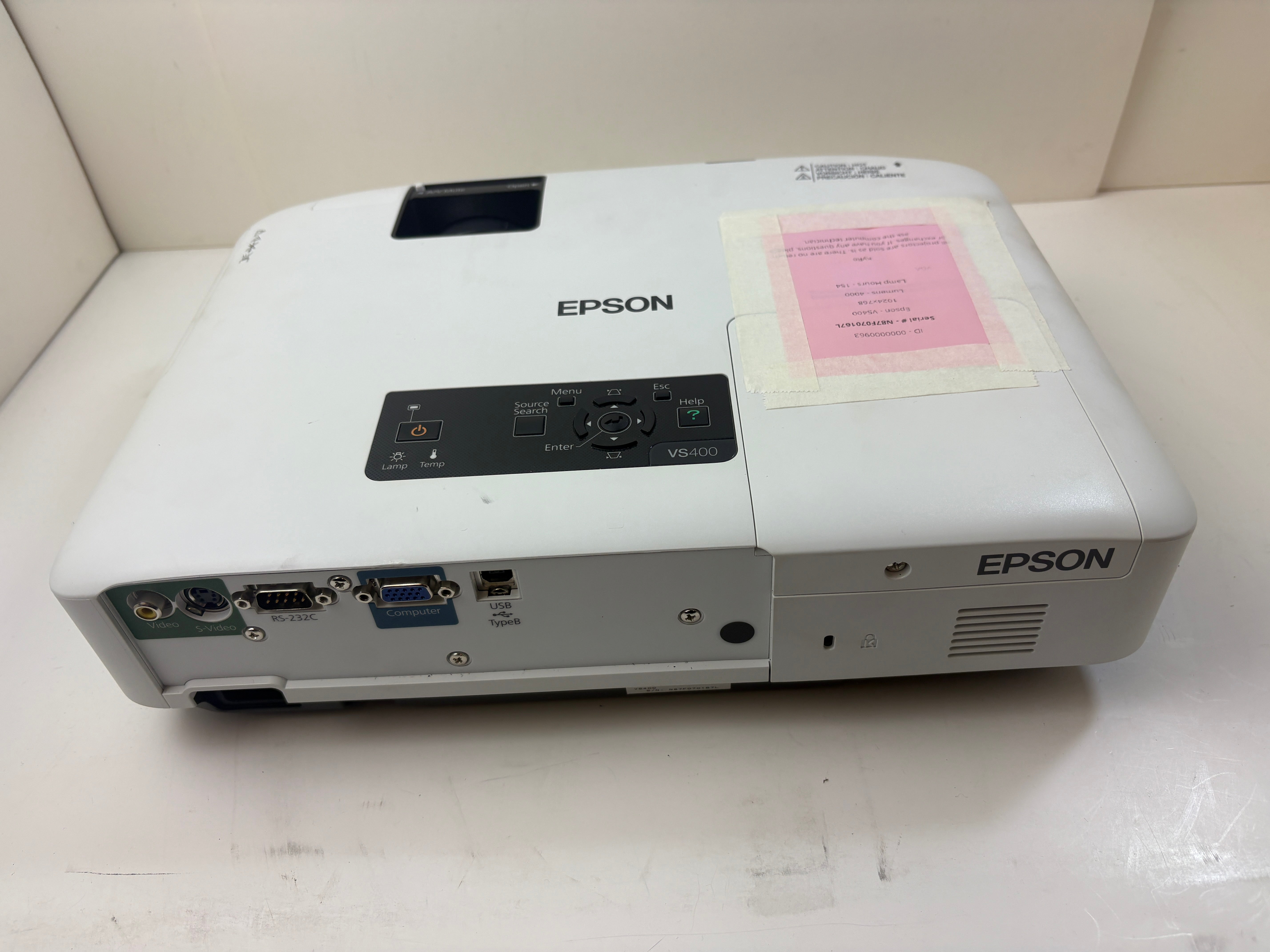Epson VS400 Projector with Bag (154 Hours)