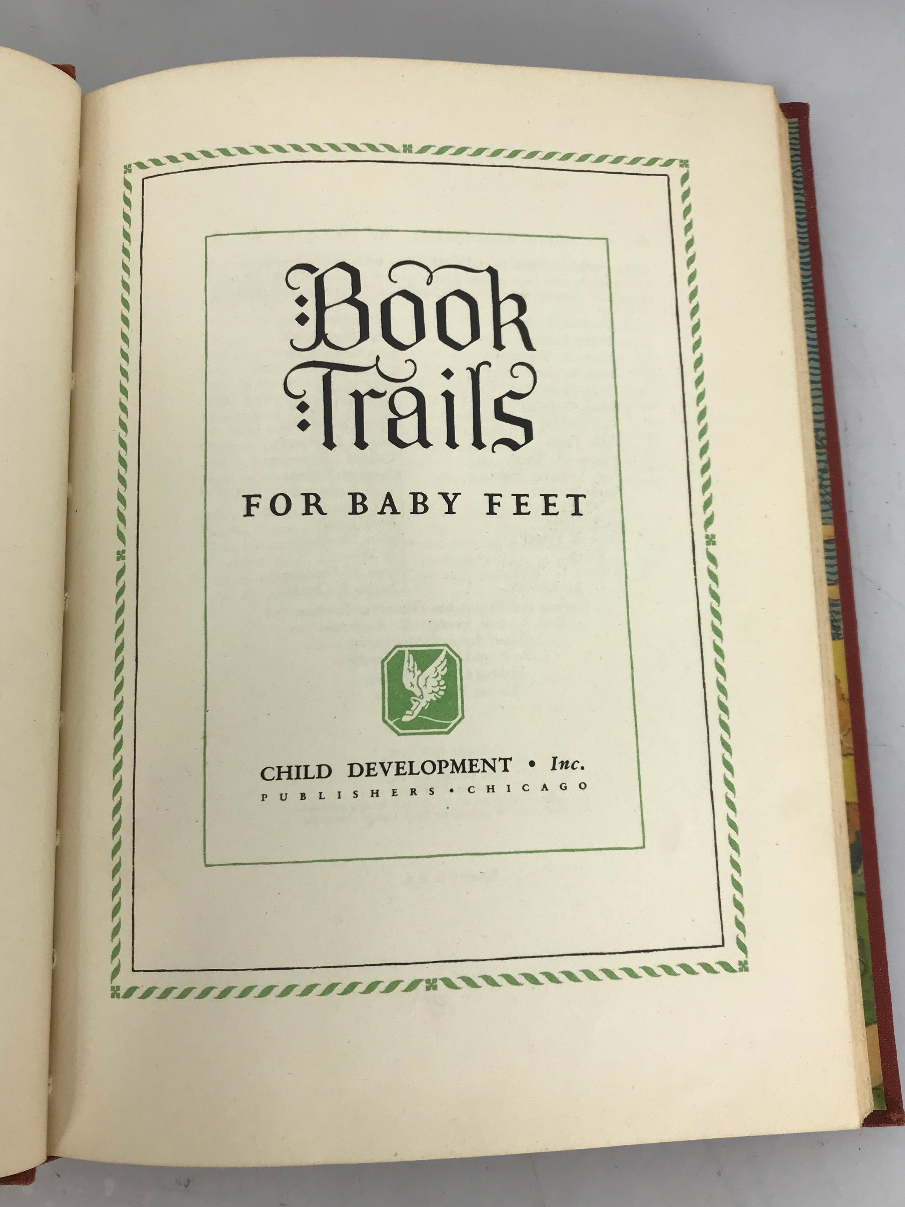 Book Trails for Baby Feet 1946 Lot of 6, 1-4, 7, 8