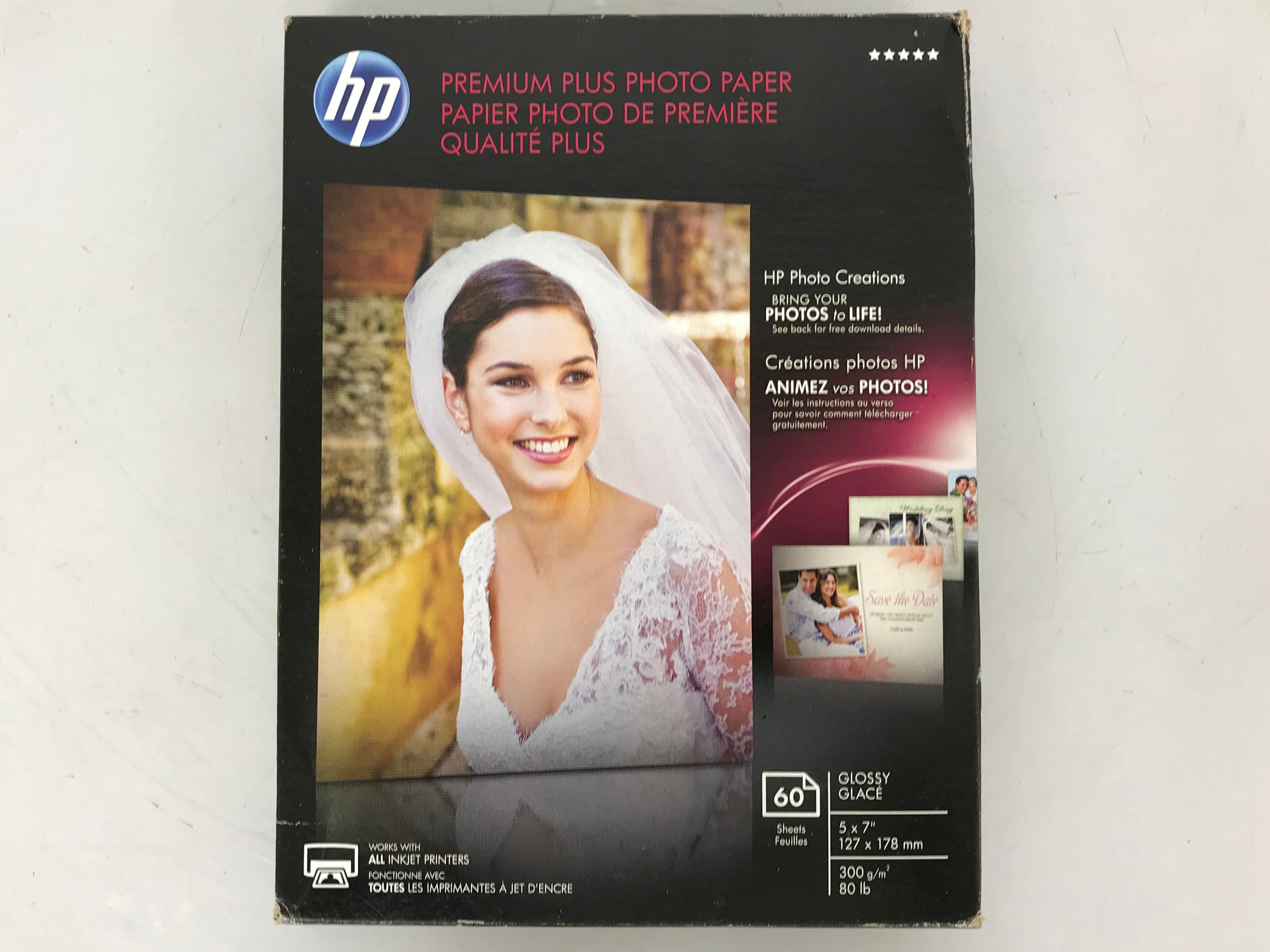 HP Premium Plus Photo Paper CR669A 60 Pages Glossy