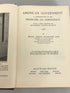 American Government 1938 Edition Frank Magruder 1938 HC