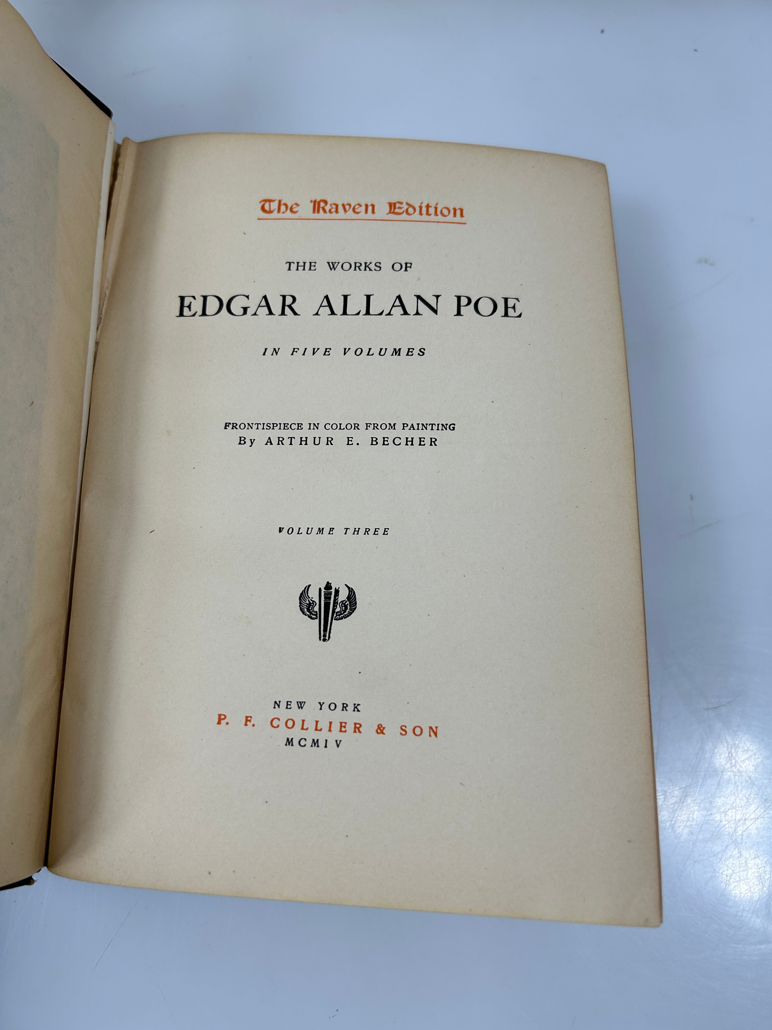 The Works of Edgar Allan Poe Vol III Raven Edition 1903