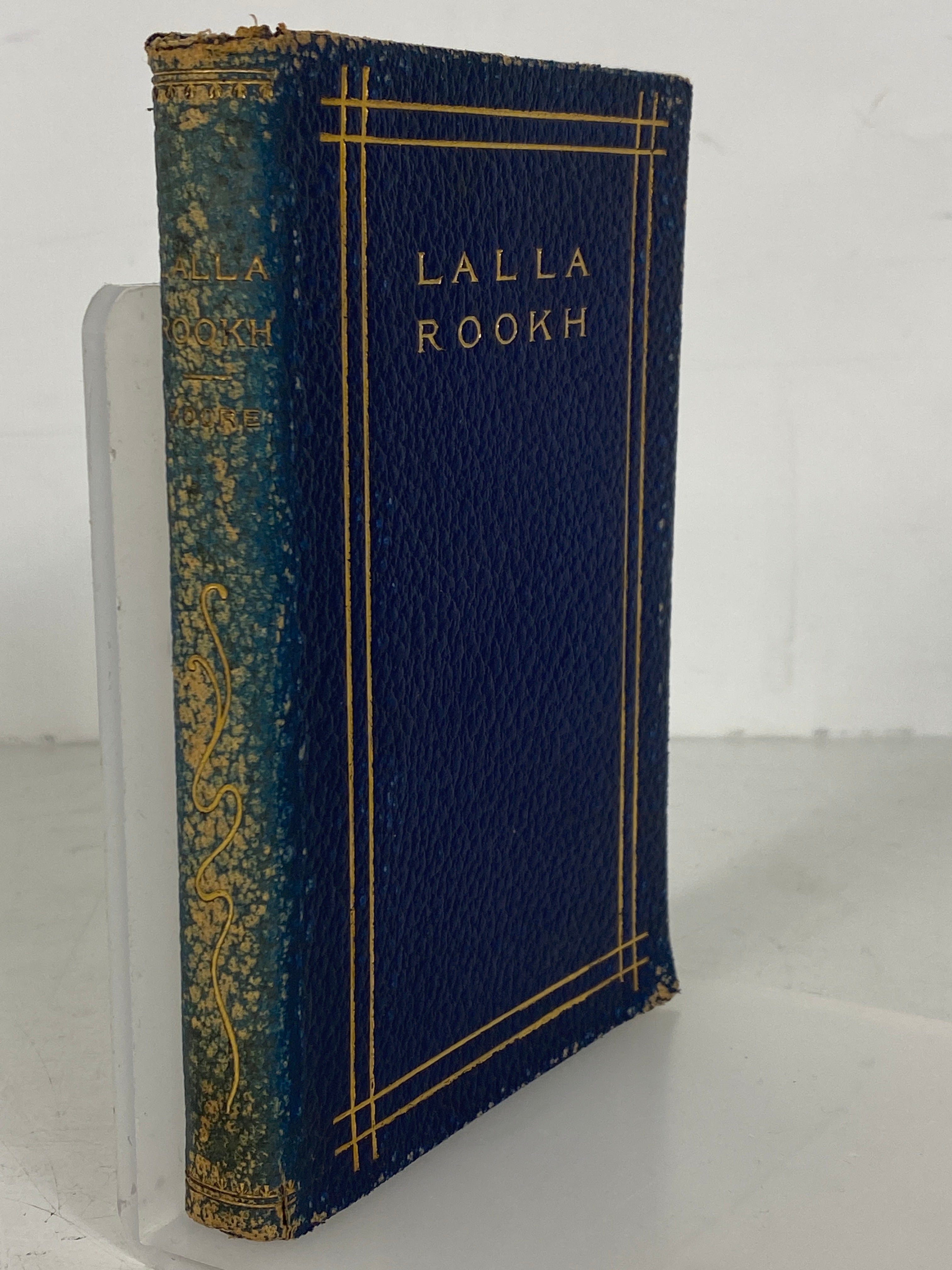 2 Antique Volumes: Lalla Rookh (Moore)/The Spell of the Yukon (Service) c1907