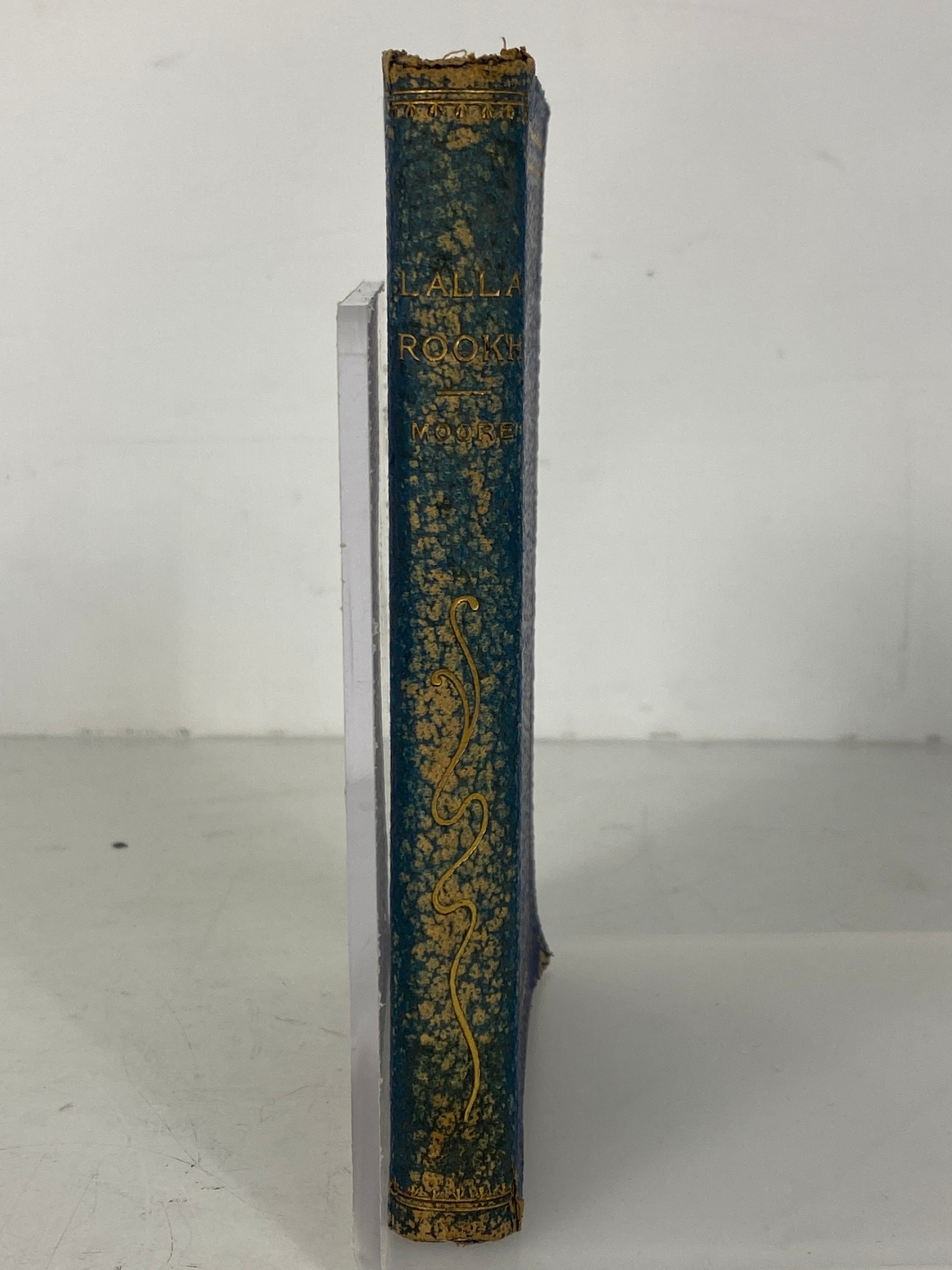 2 Antique Volumes: Lalla Rookh (Moore)/The Spell of the Yukon (Service) c1907