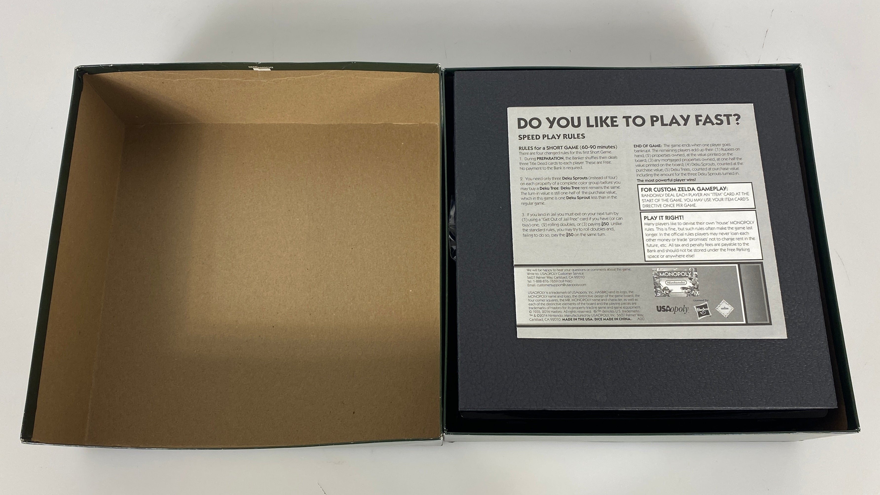 The Legend of Zelda Monopoly GameStop Exclusive Board Game