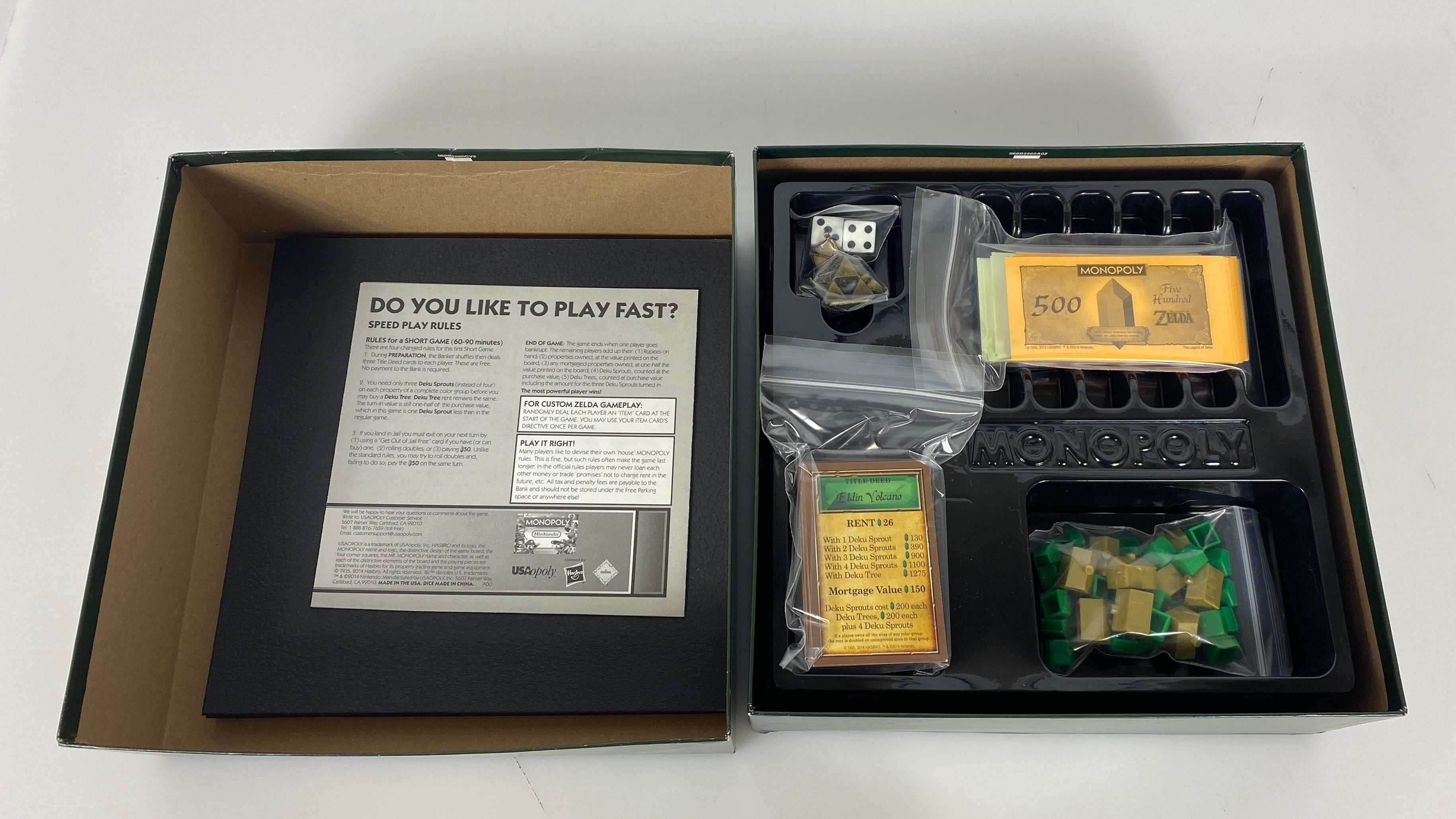 The Legend of Zelda Monopoly GameStop Exclusive Board Game