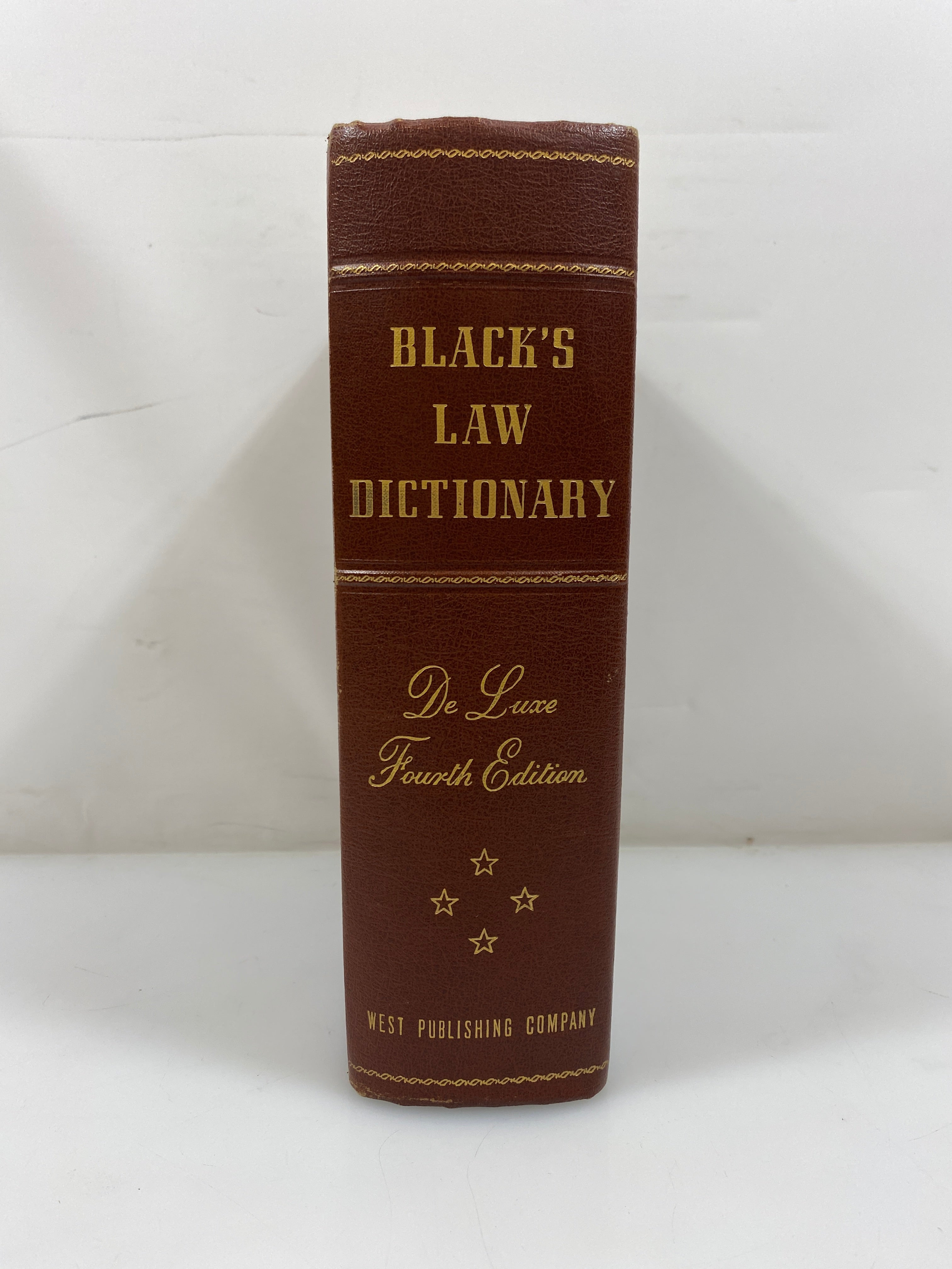 Black's Law Dictionary by Henry C. Black 4th Ed. 1951 HC