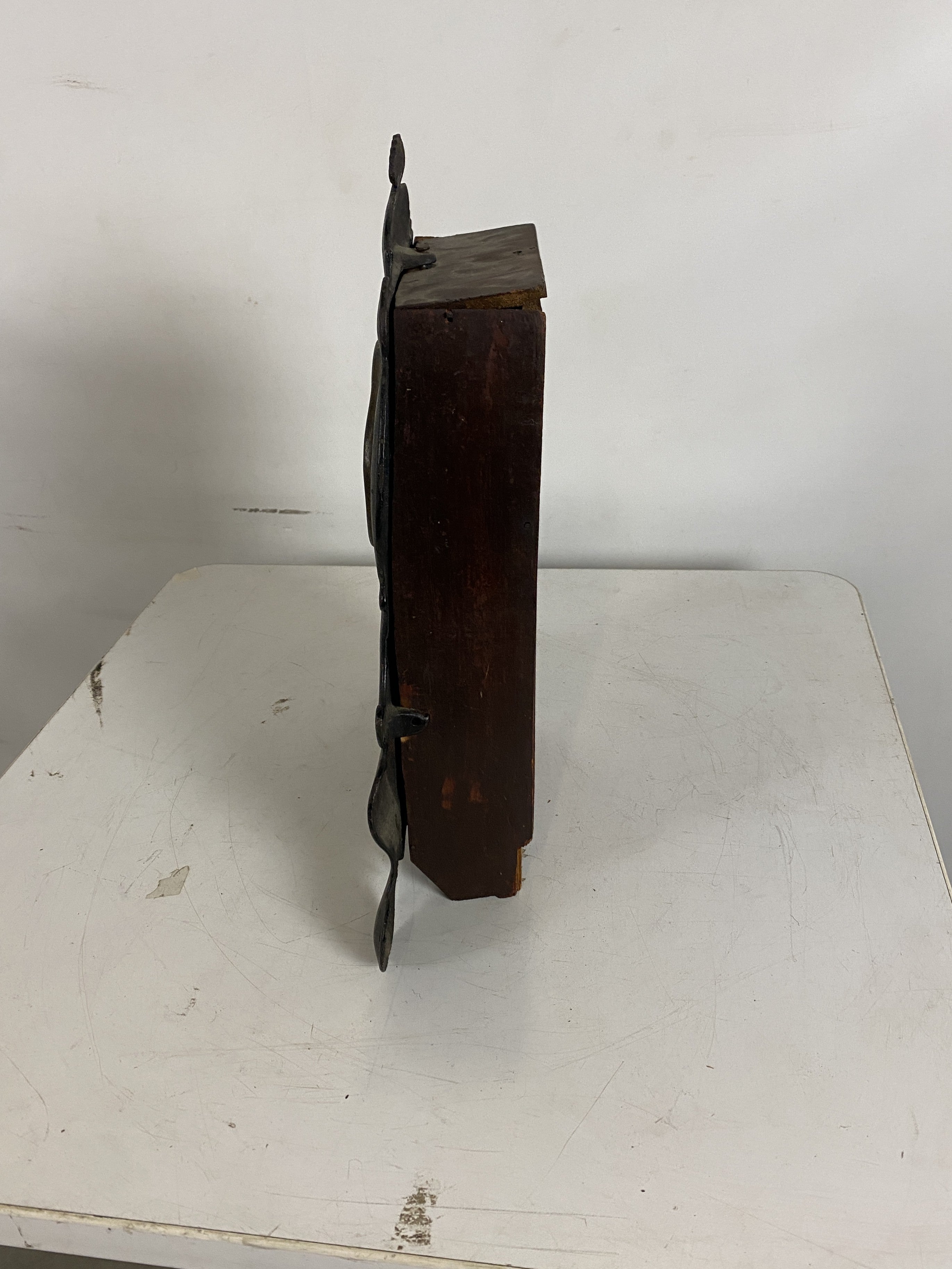 Antique Floral Designed Mantel Clock