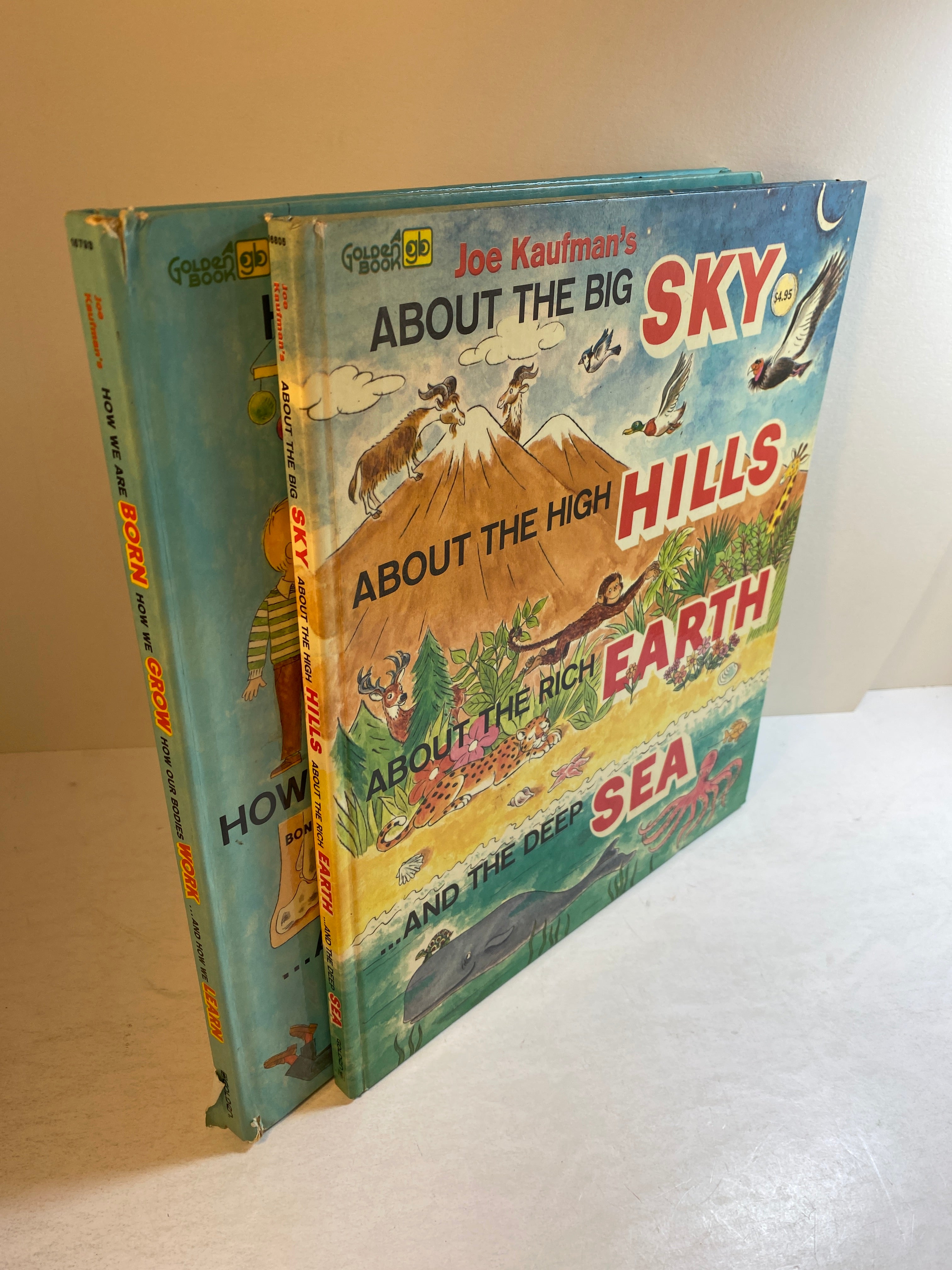 Lot of 2 Joe Kaufman Large Golden Books 1975-1978