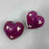 Handmade Ceramic Heart w/ White Heart Design - Home Decor