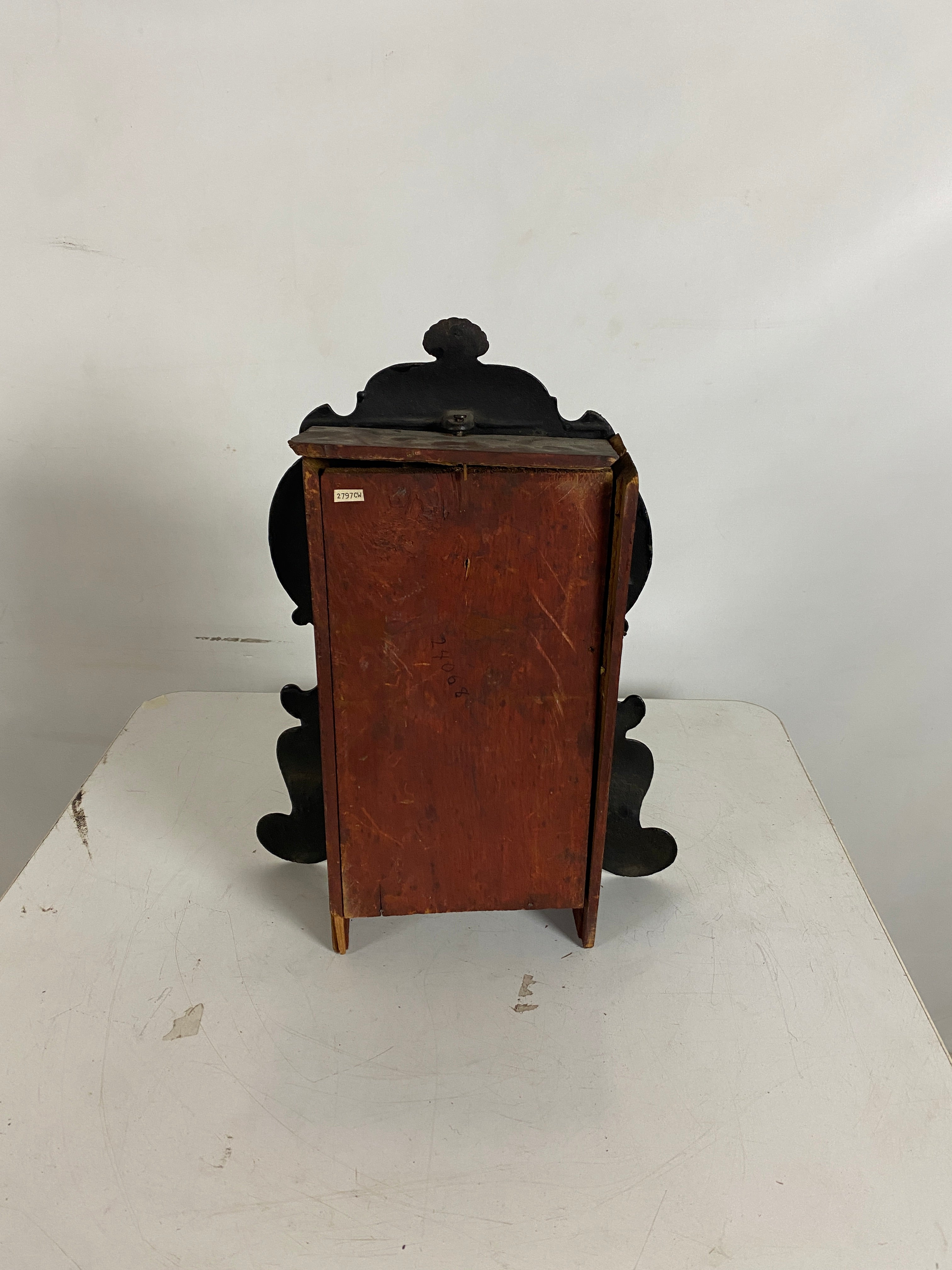 Antique Floral Designed Mantel Clock