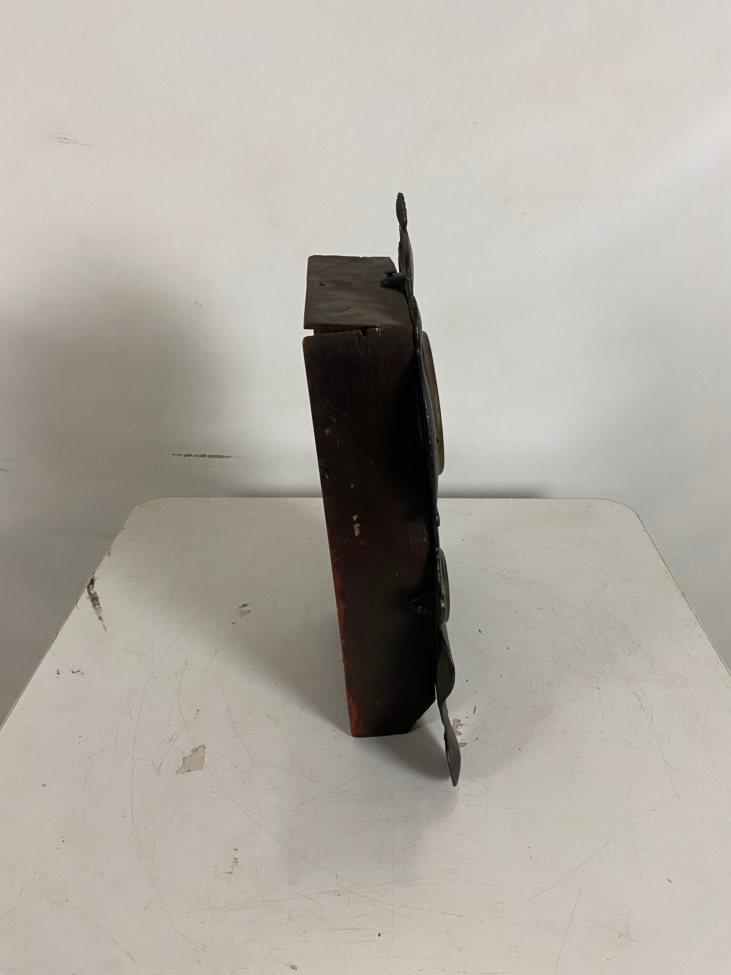 Antique Floral Designed Mantel Clock