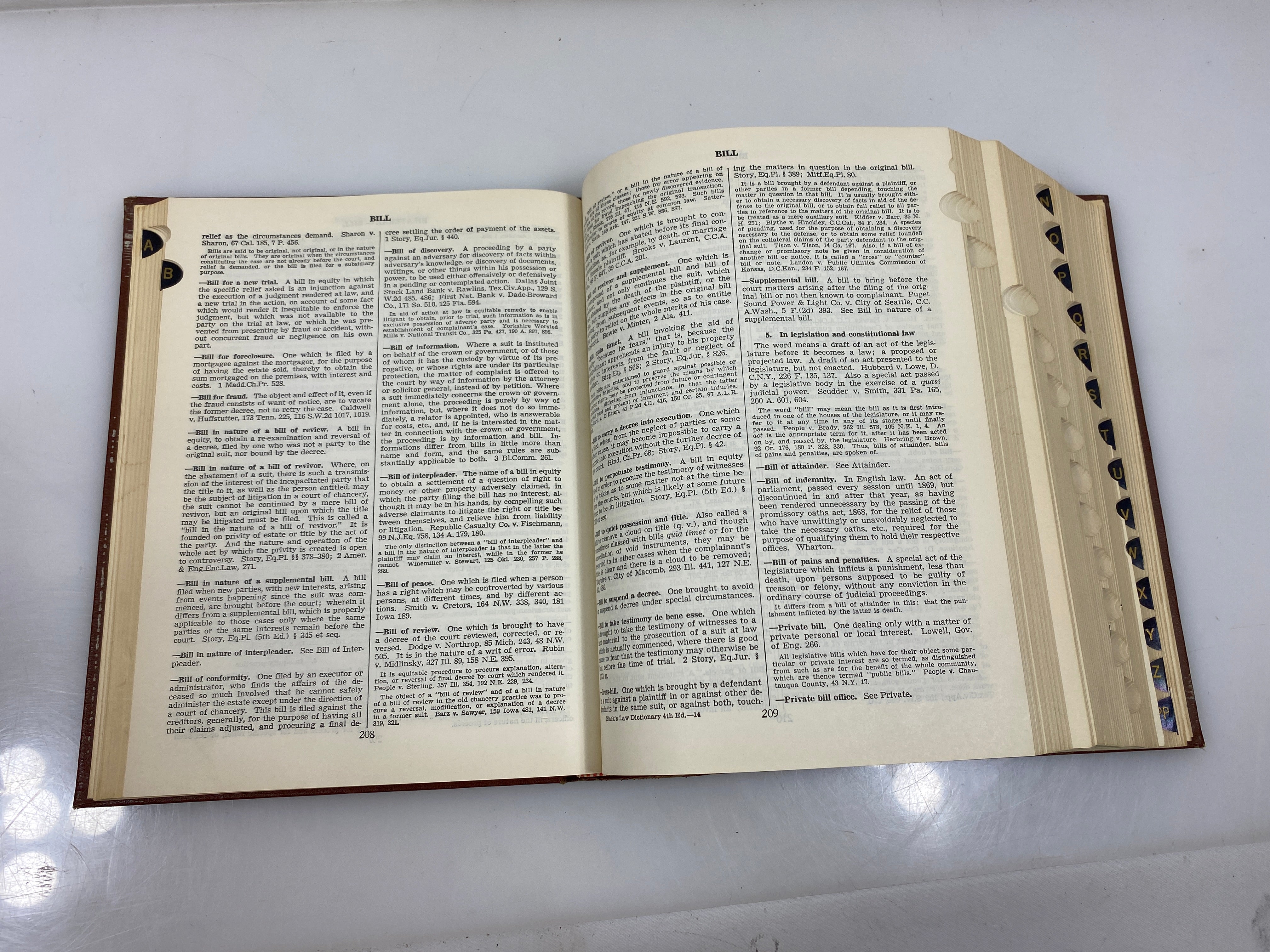 Black's Law Dictionary by Henry C. Black 4th Ed. 1951 HC