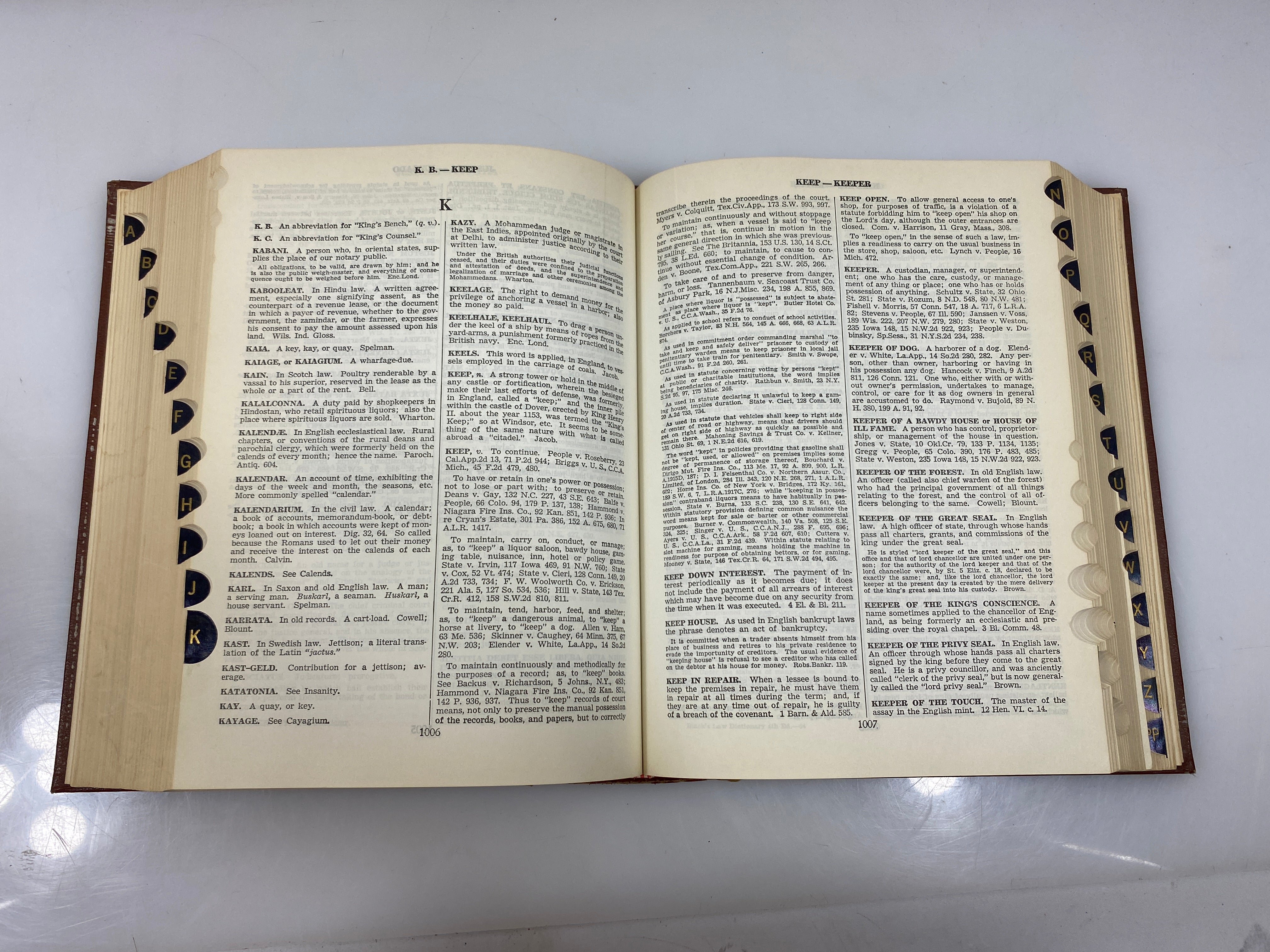 Black's Law Dictionary by Henry C. Black 4th Ed. 1951 HC