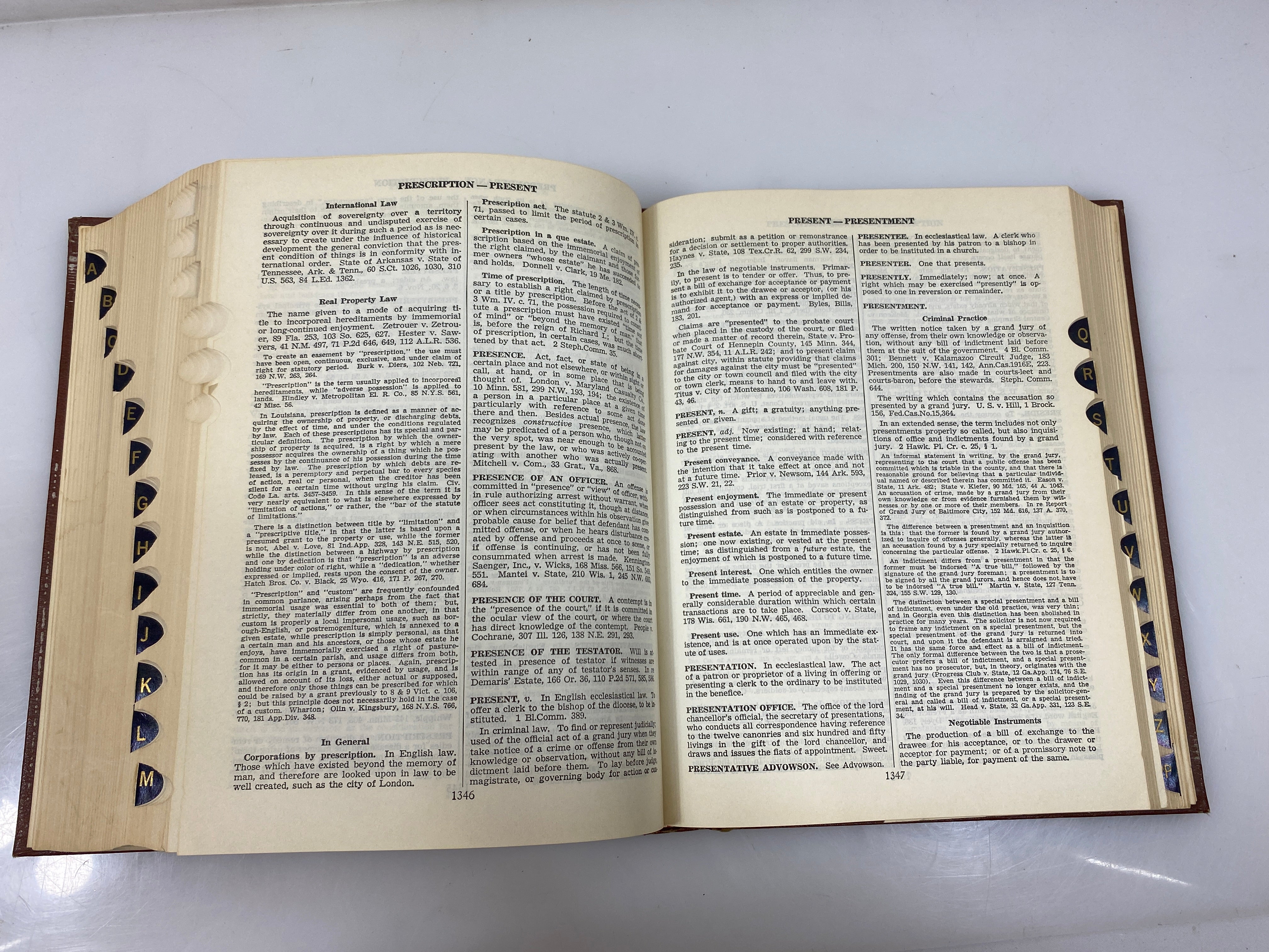 Black's Law Dictionary by Henry C. Black 4th Ed. 1951 HC