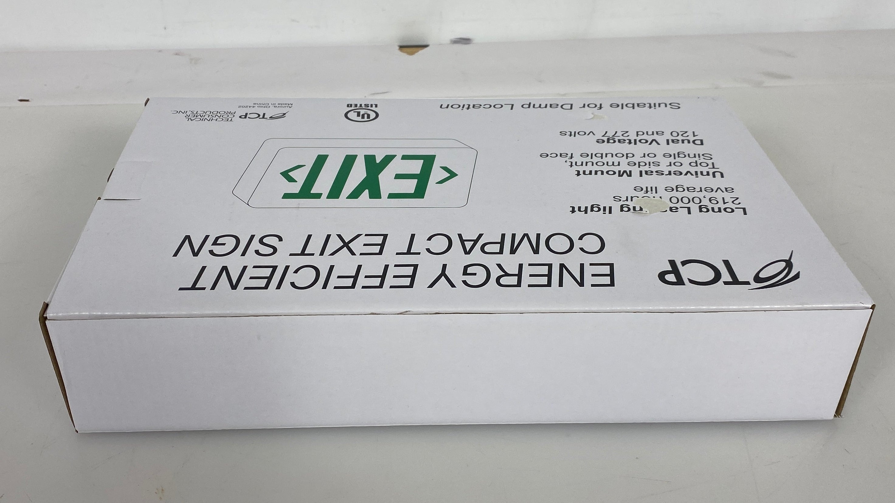 TCP Energy Efficient Compact Exit Sign