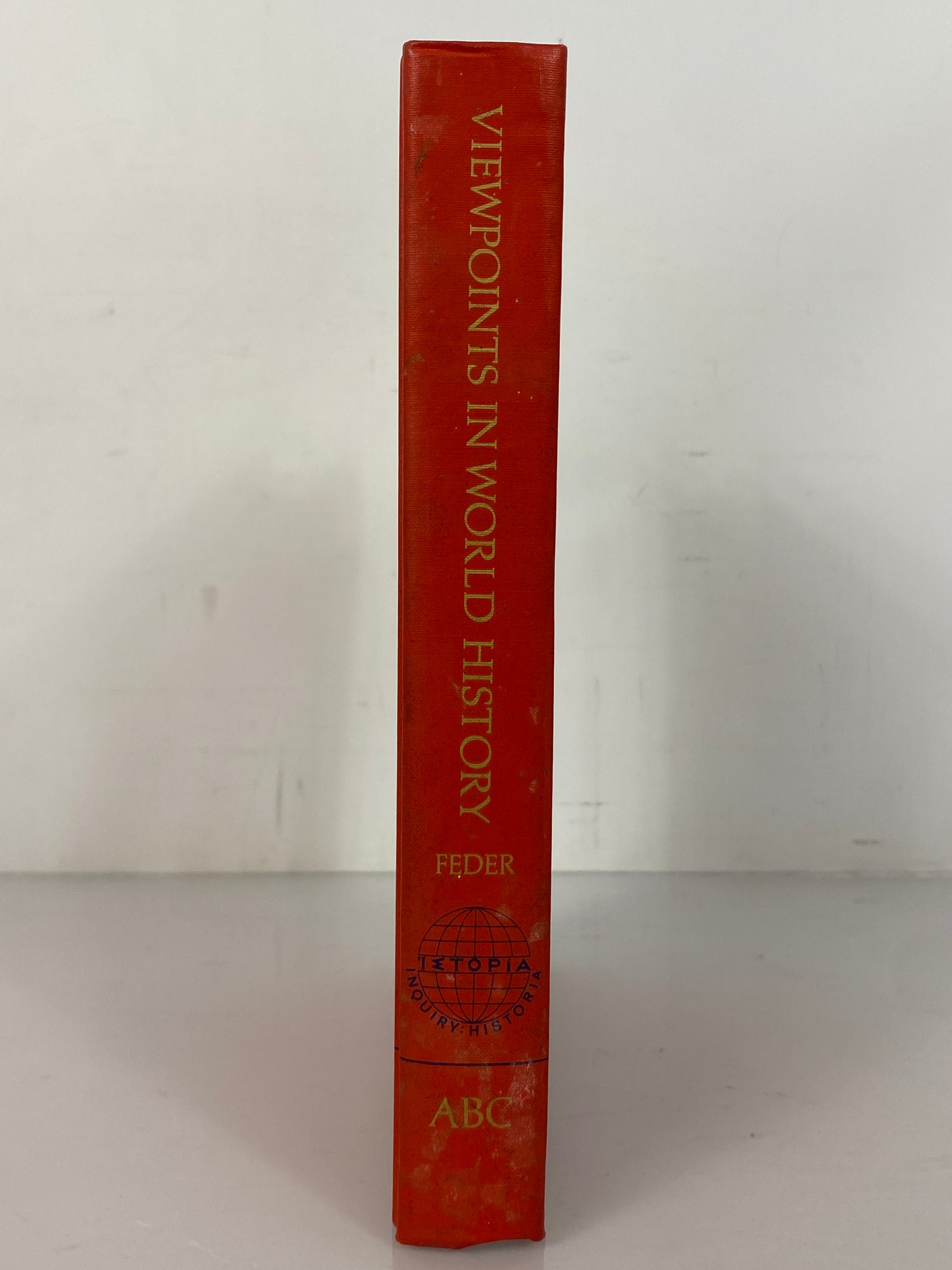 Viewpoints in World History by Bernard Feder 1968 Vintage Textbook