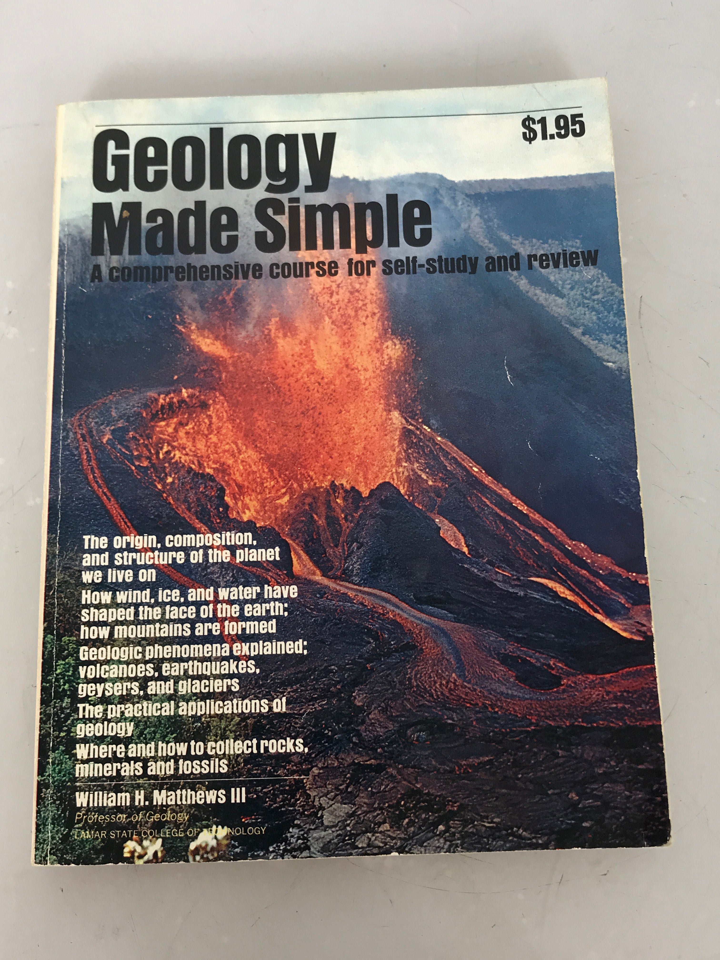 Geology Made Simple William Matthews 1967 First Edition SC