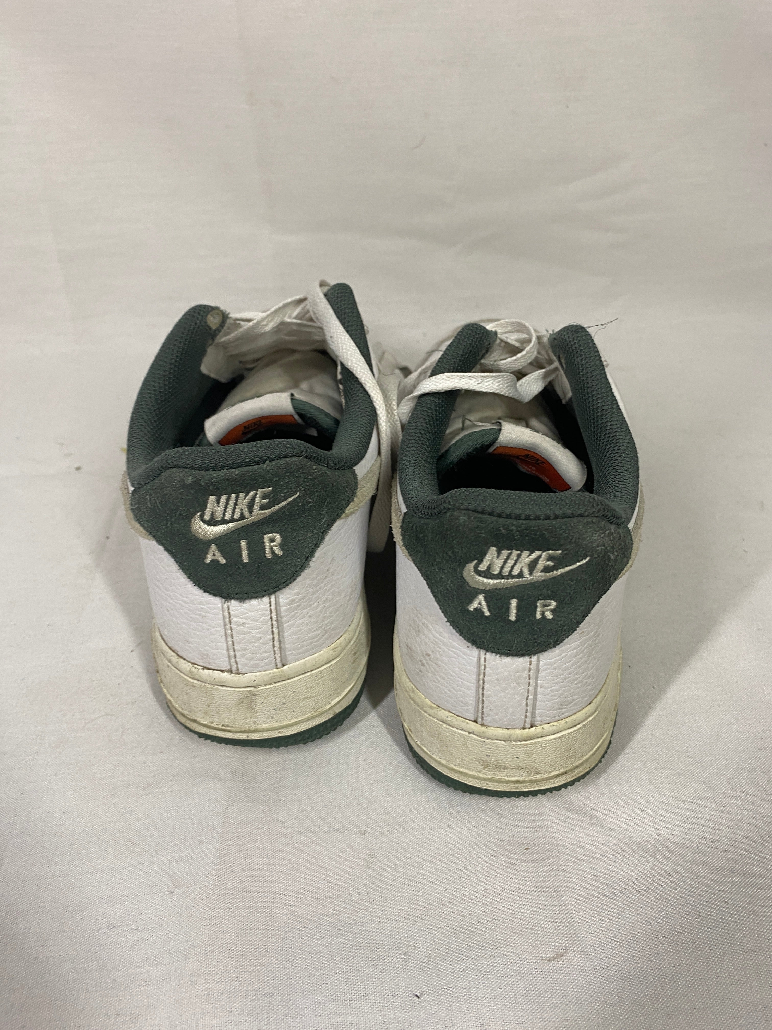 Nike Air Force 1 '07 LV8 "Vintage Green" White Leather Sneakers Men's 10.5