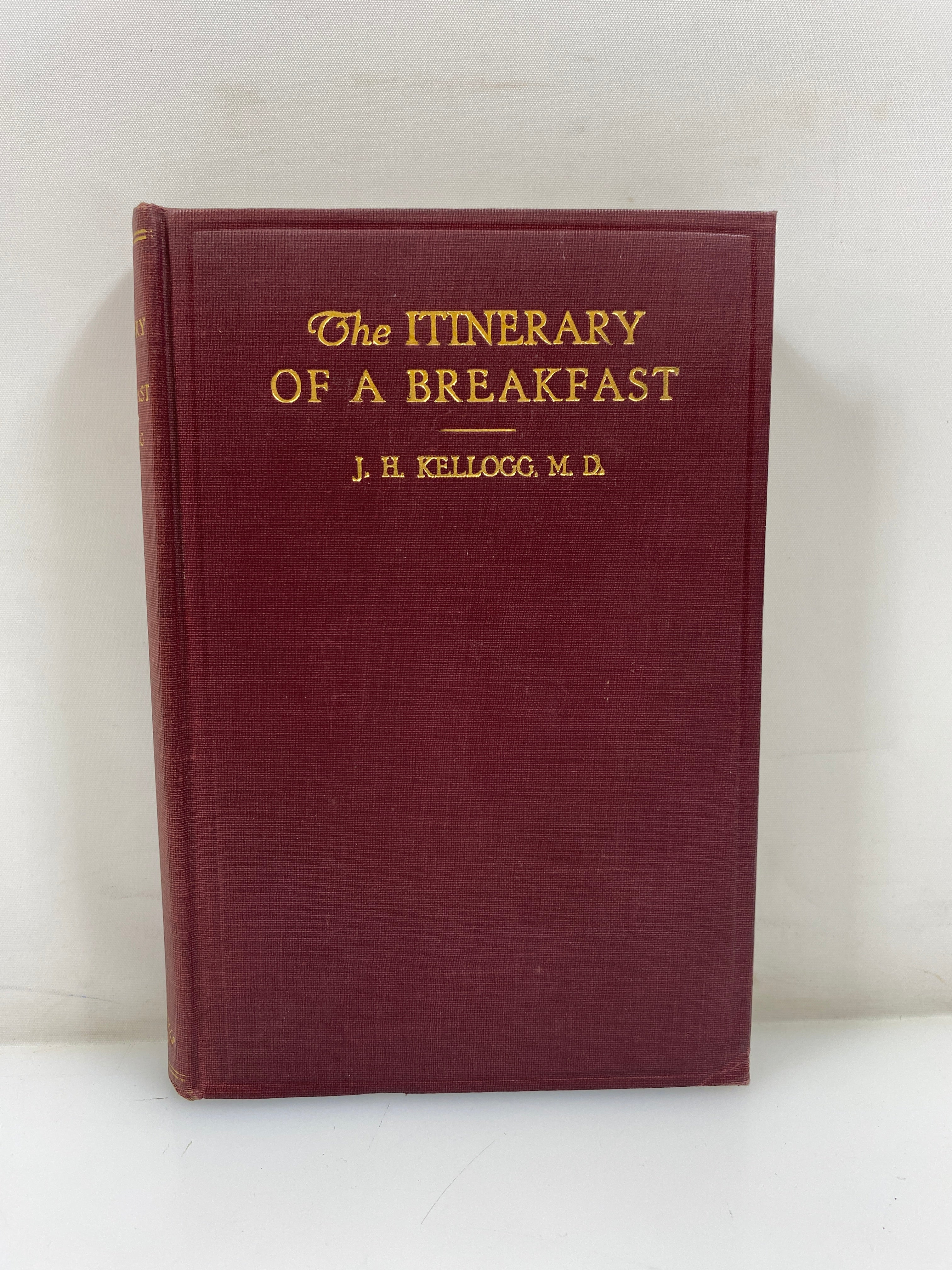 The Itinerary of a Breakfast by Kellogg Ex-library 1923 HC *Signed*