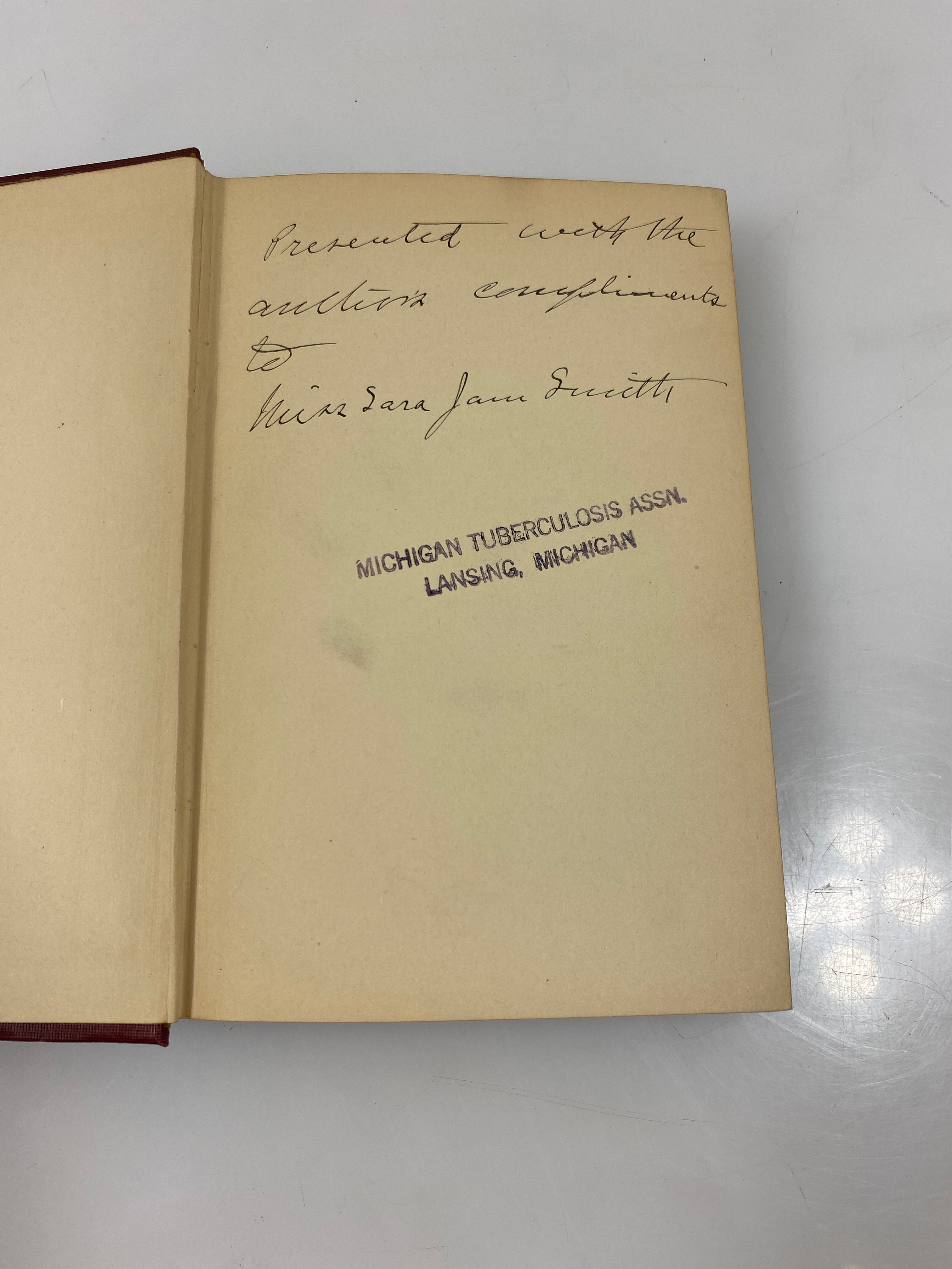 The Itinerary of a Breakfast by Kellogg Ex-library 1923 HC *Signed*