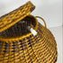 Large Round Patterned Wicker Basket w/ Handle Style #3
