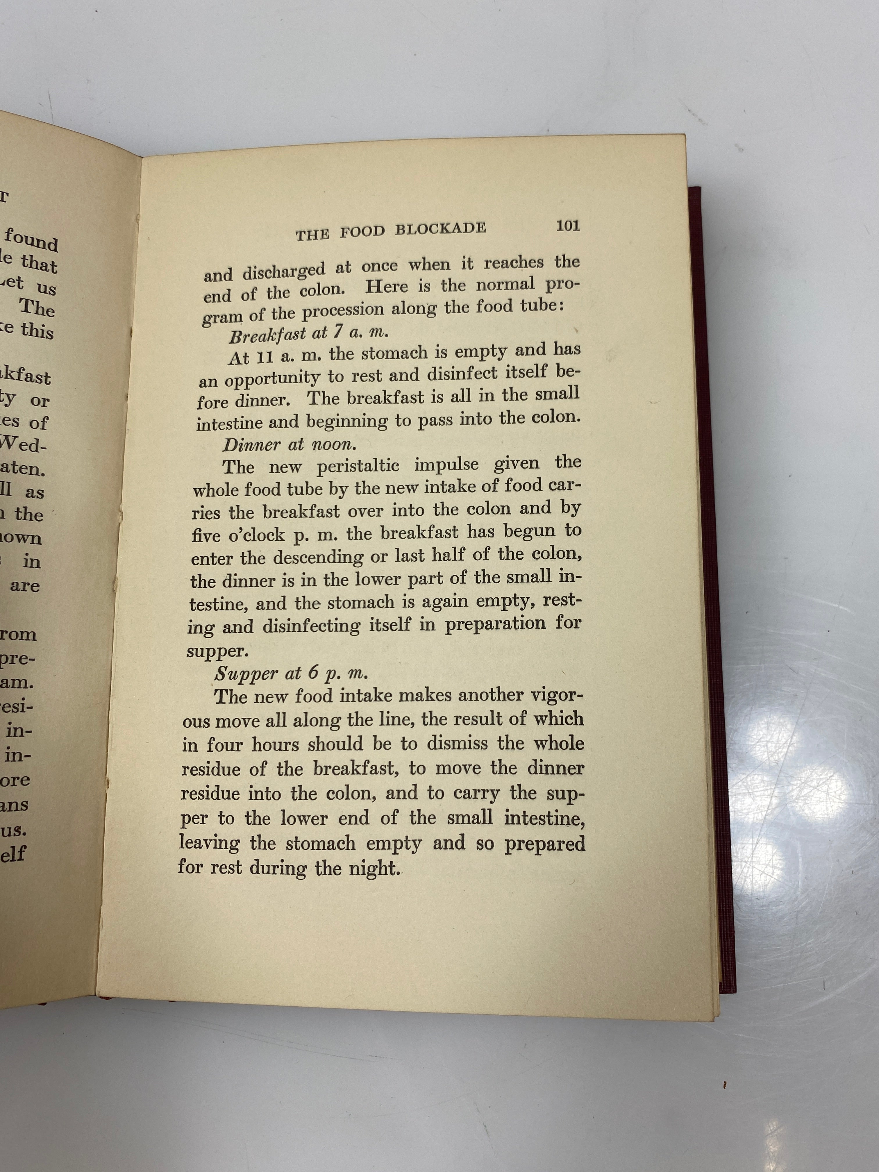 The Itinerary of a Breakfast by Kellogg Ex-library 1923 HC *Signed*