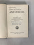 Techniques and Procedures of Anesthesia Adriani 1952 1st Ed, 4th Print HC