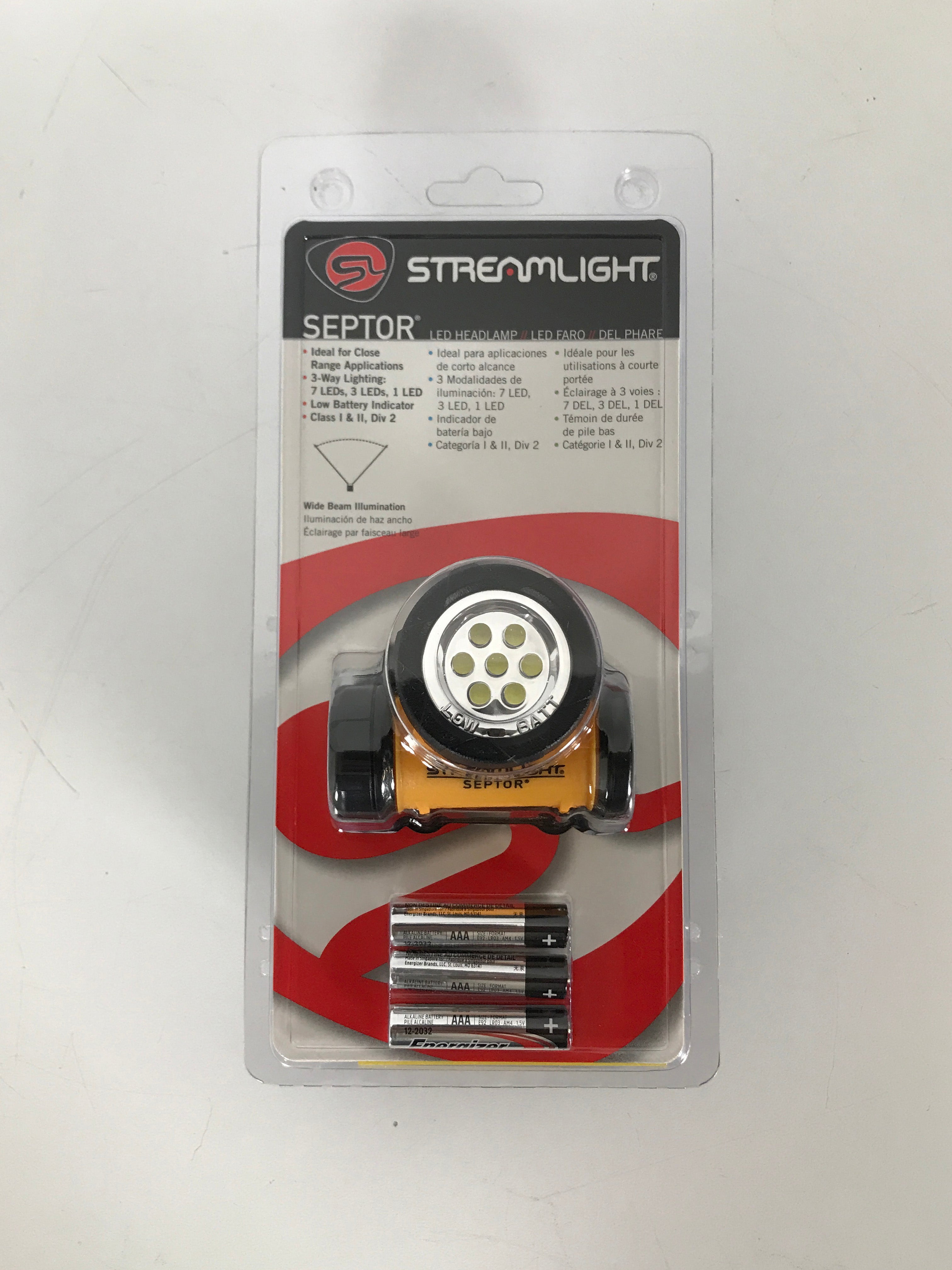 Streamlight Septor LED Headlamp *New in Package*