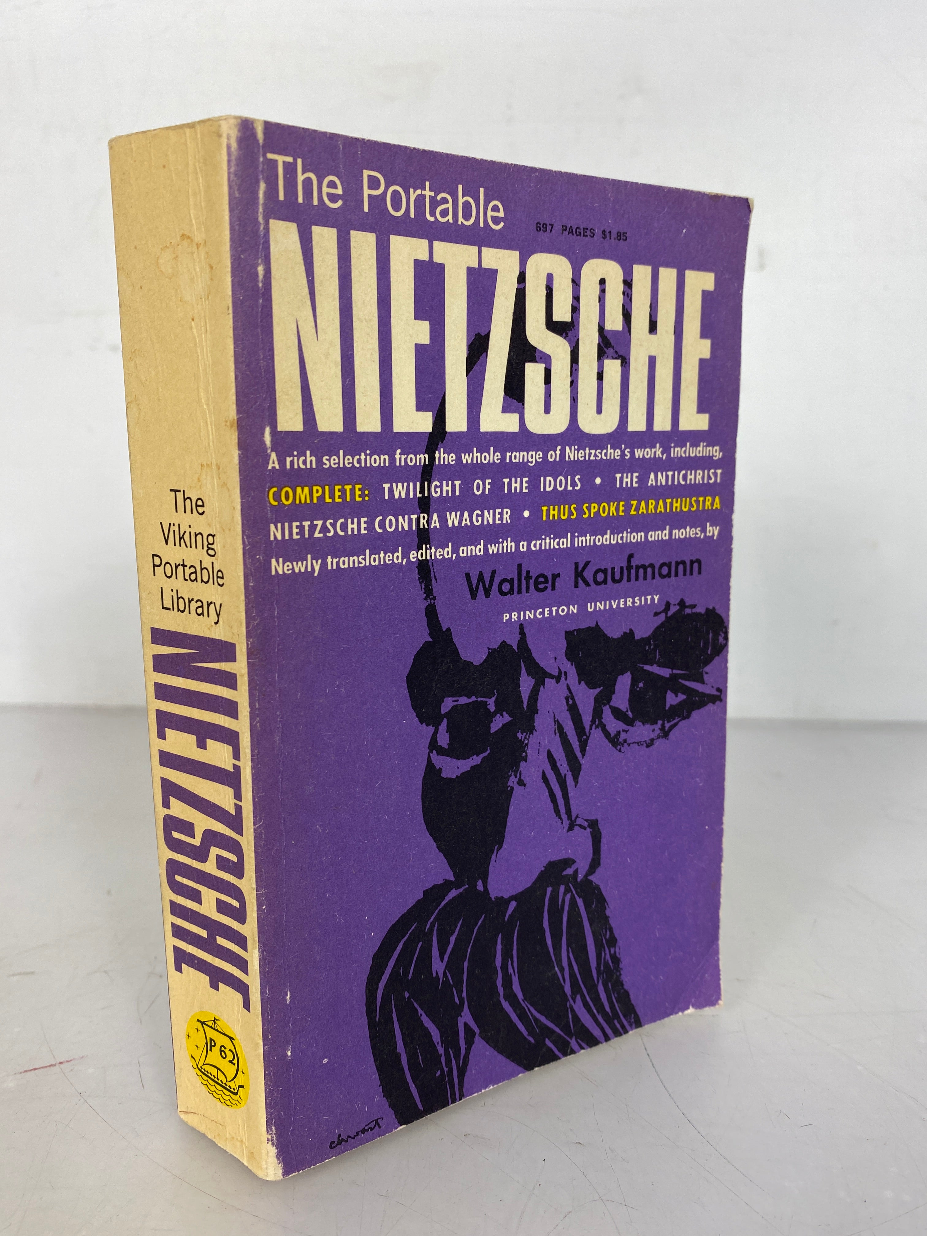 Lot of 2 Philosophy Books The Portable Nietzsche and Philosophical Papers 1966, 1967 SC